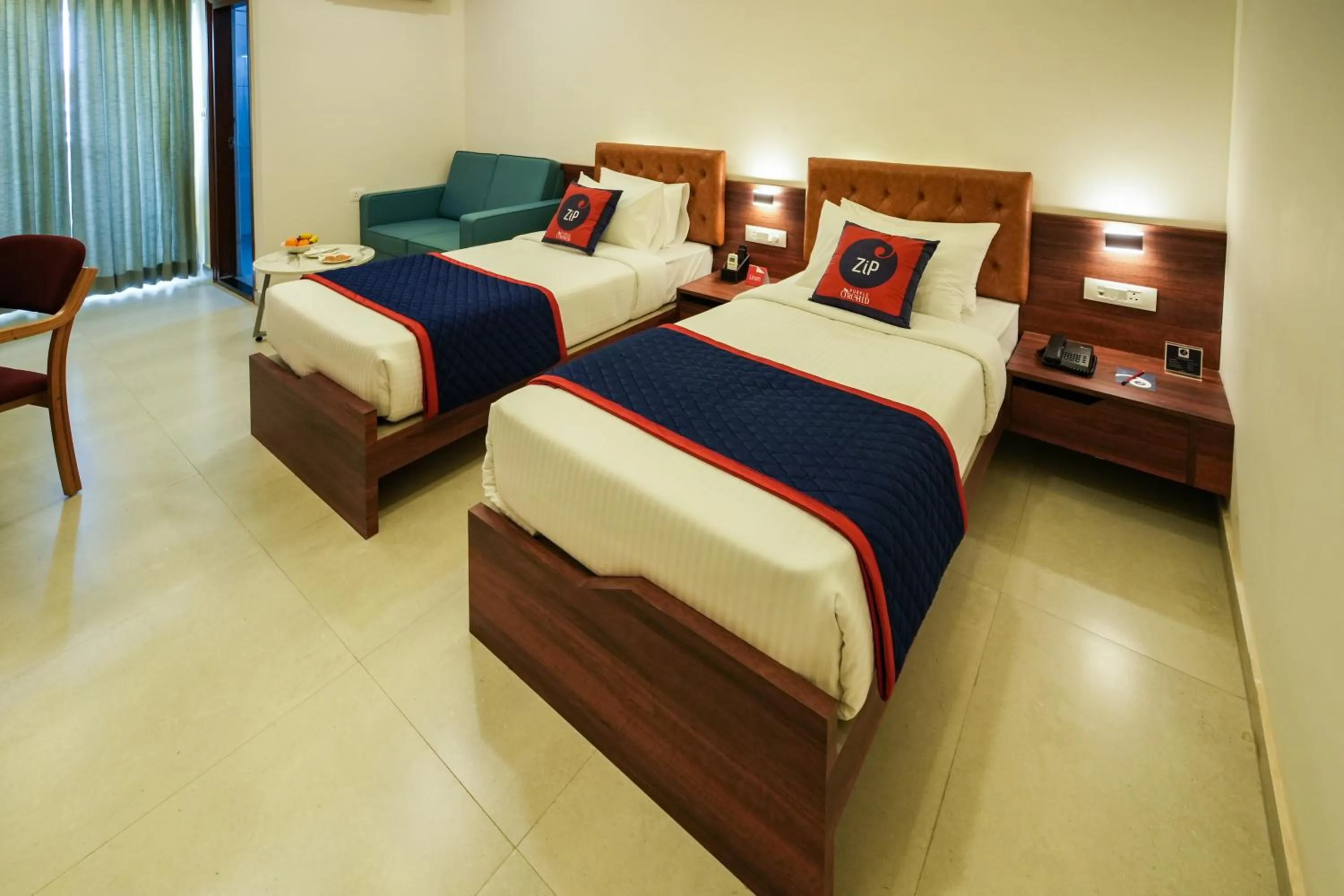 Bedroom, Bed in Zip By Spree Hotels PurpleOrchid Whitefield