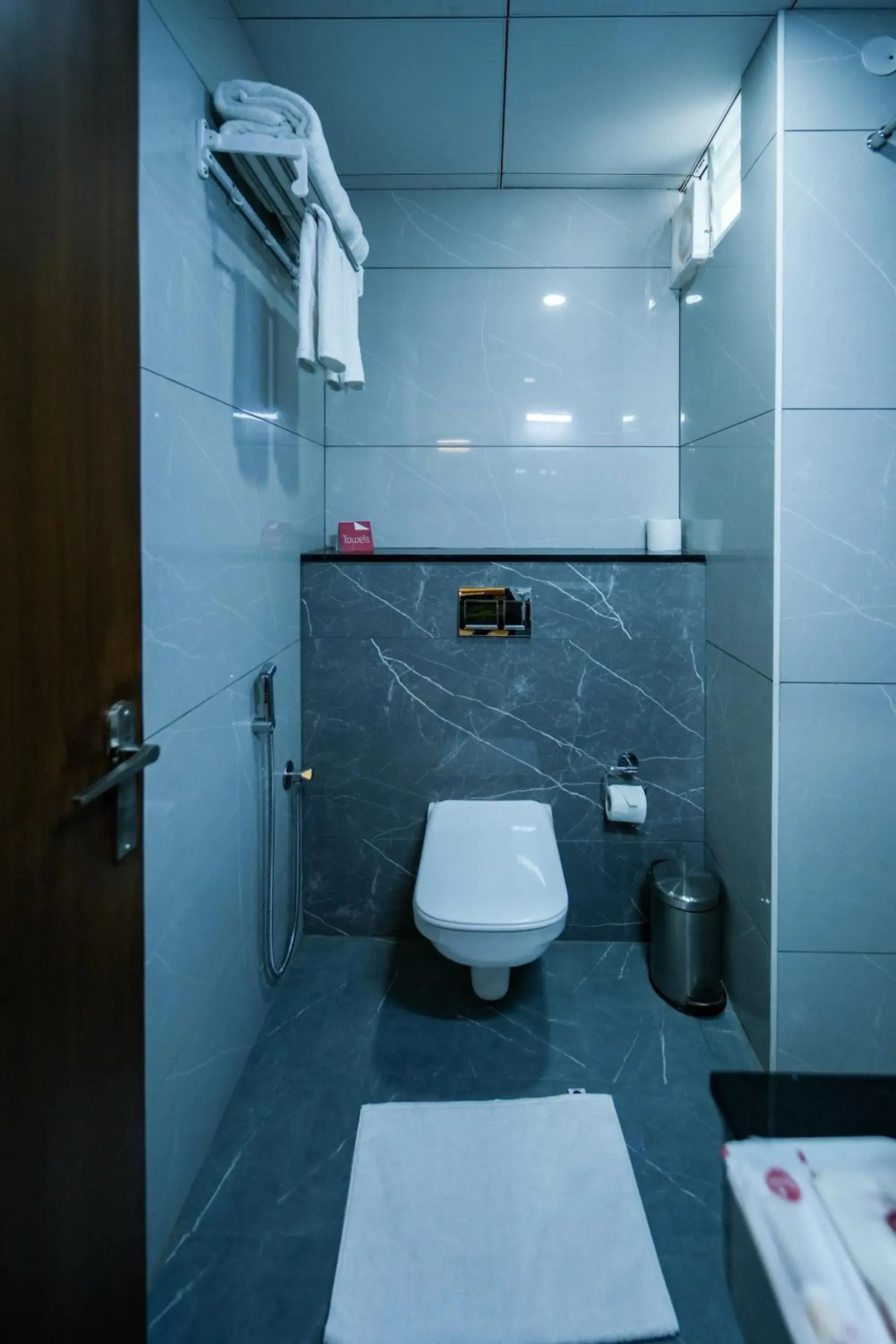 Bathroom in Zip By Spree Hotels Purple Orchid Whitefield Bathroom in Zip By Spree Hotels Purple Orchid Whitefield