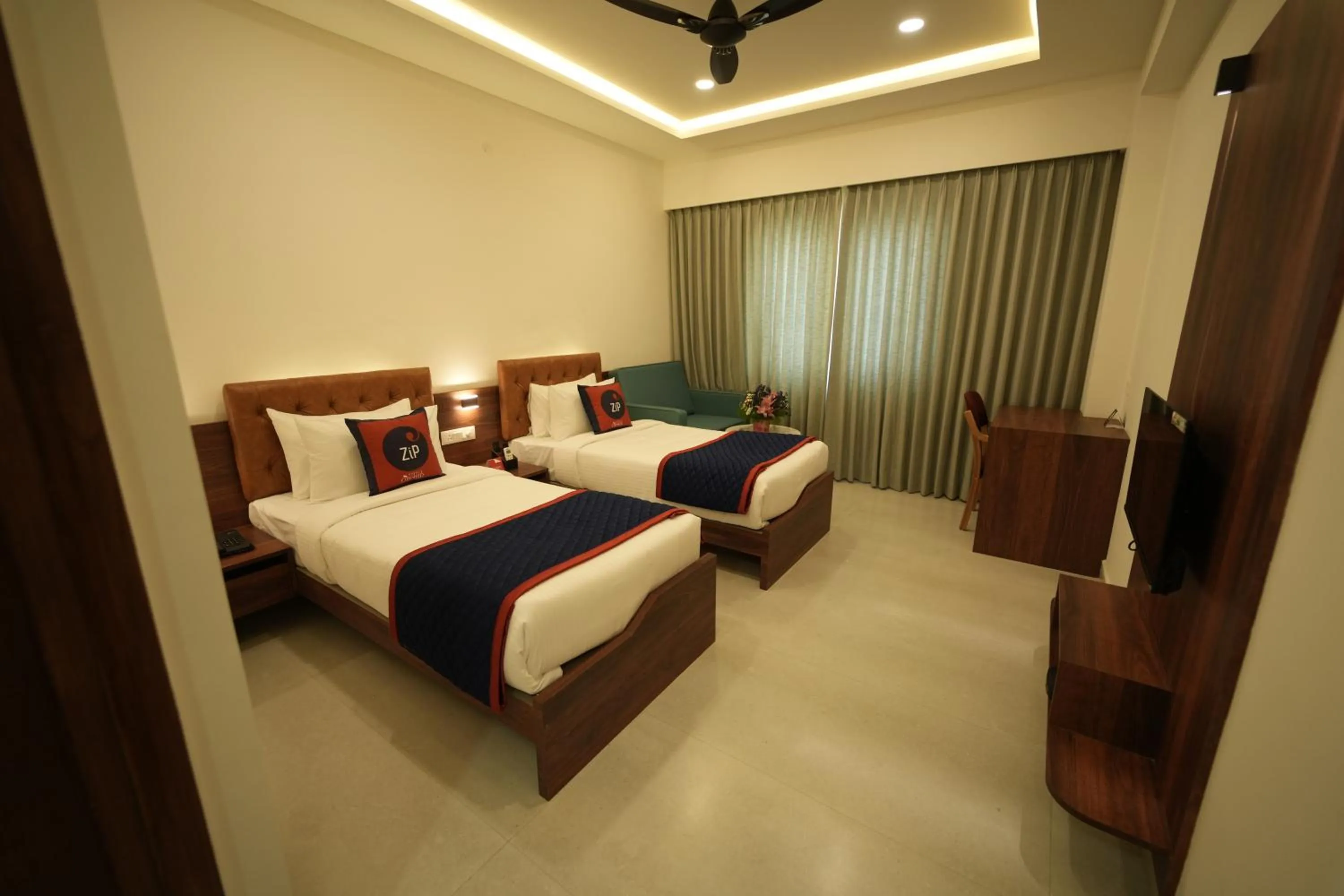Photo of the whole room, Bed in Zip By Spree Hotels PurpleOrchid Whitefield
