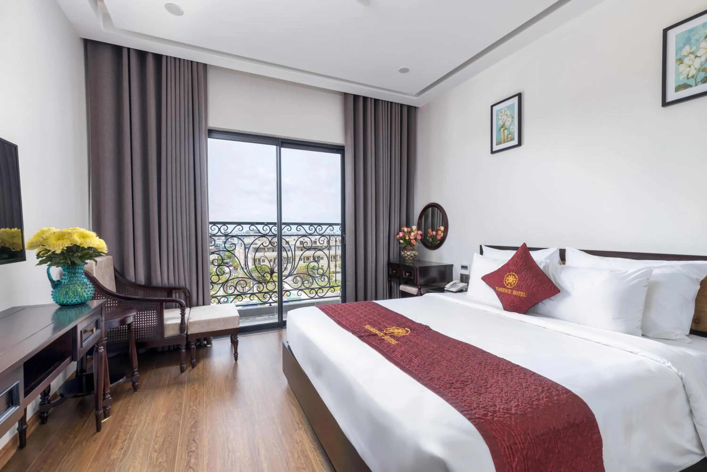 Bed in Florence Hotel