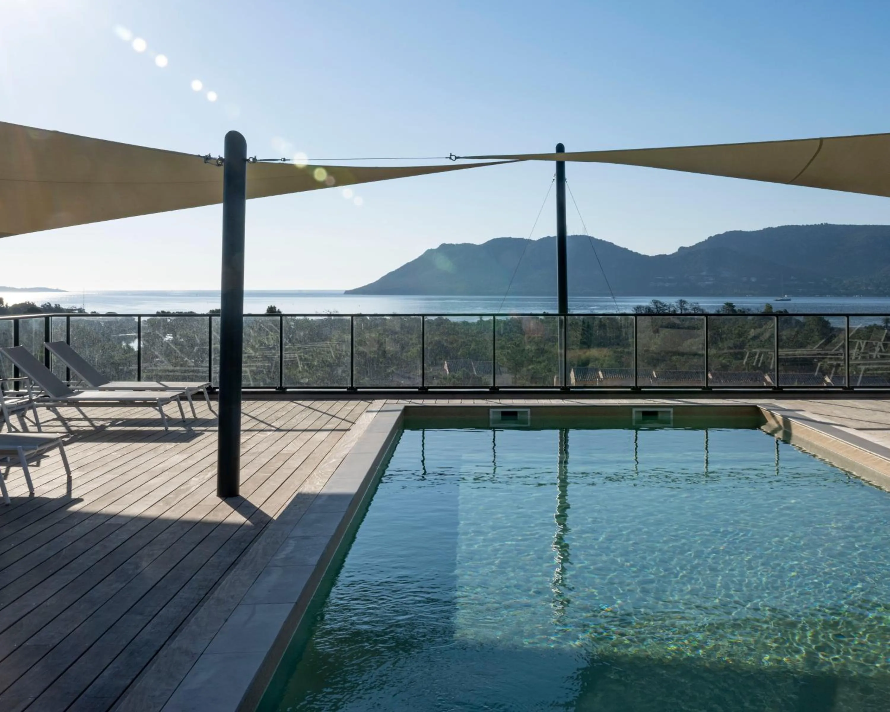 Swimming pool in ibis Styles Porto Vecchio