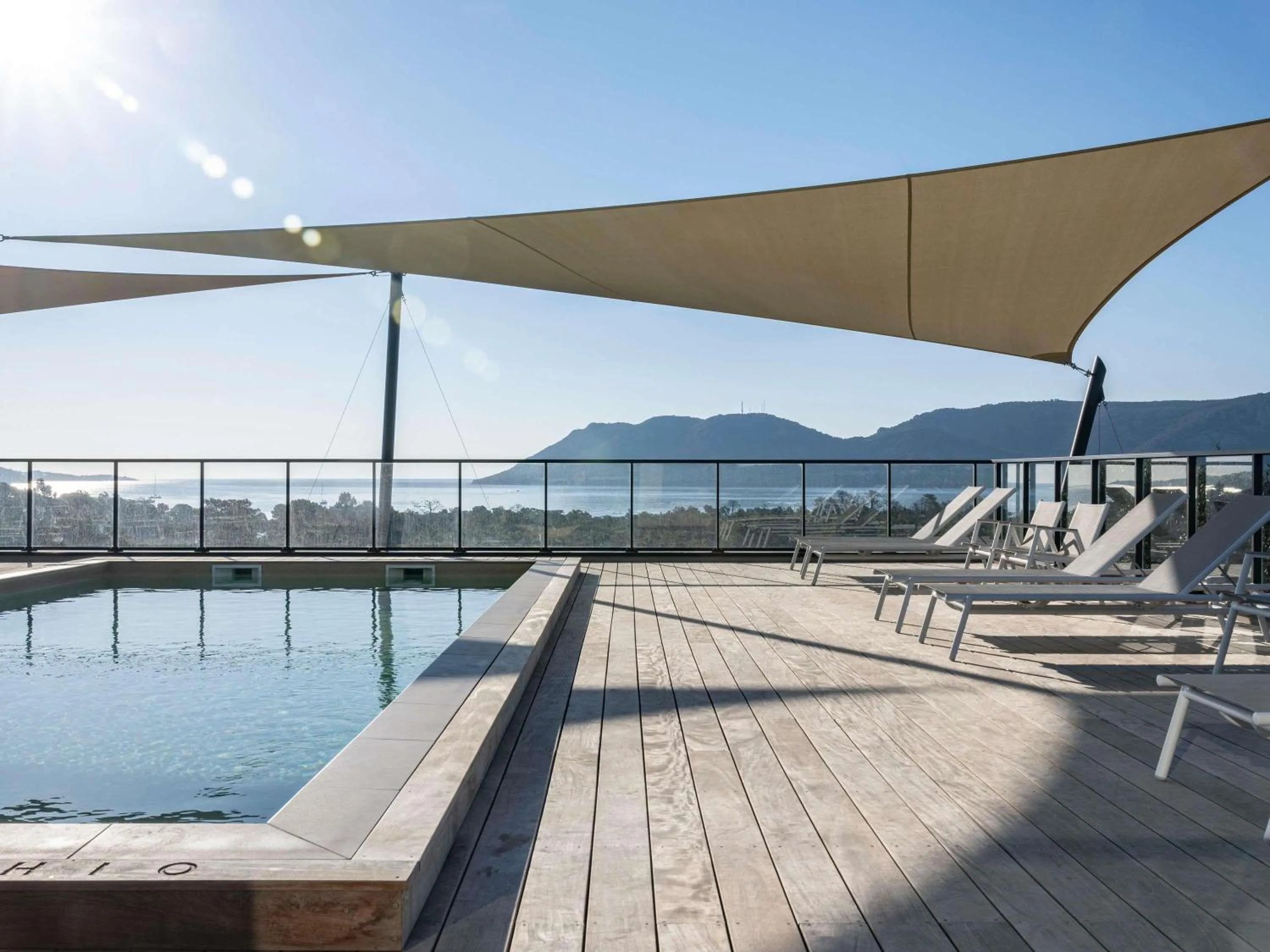Pool view in ibis Styles Porto Vecchio