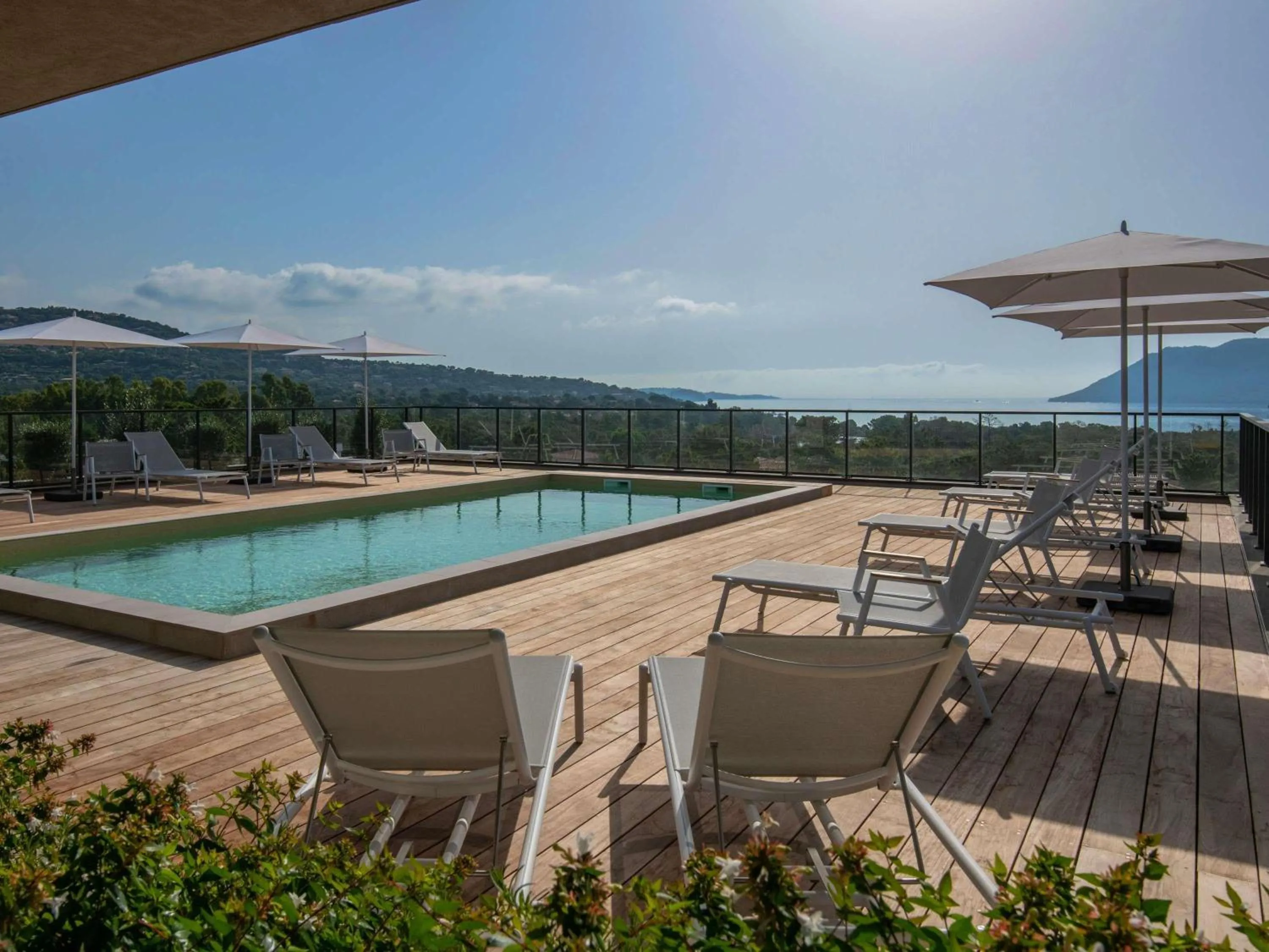 Pool view in ibis Styles Porto Vecchio