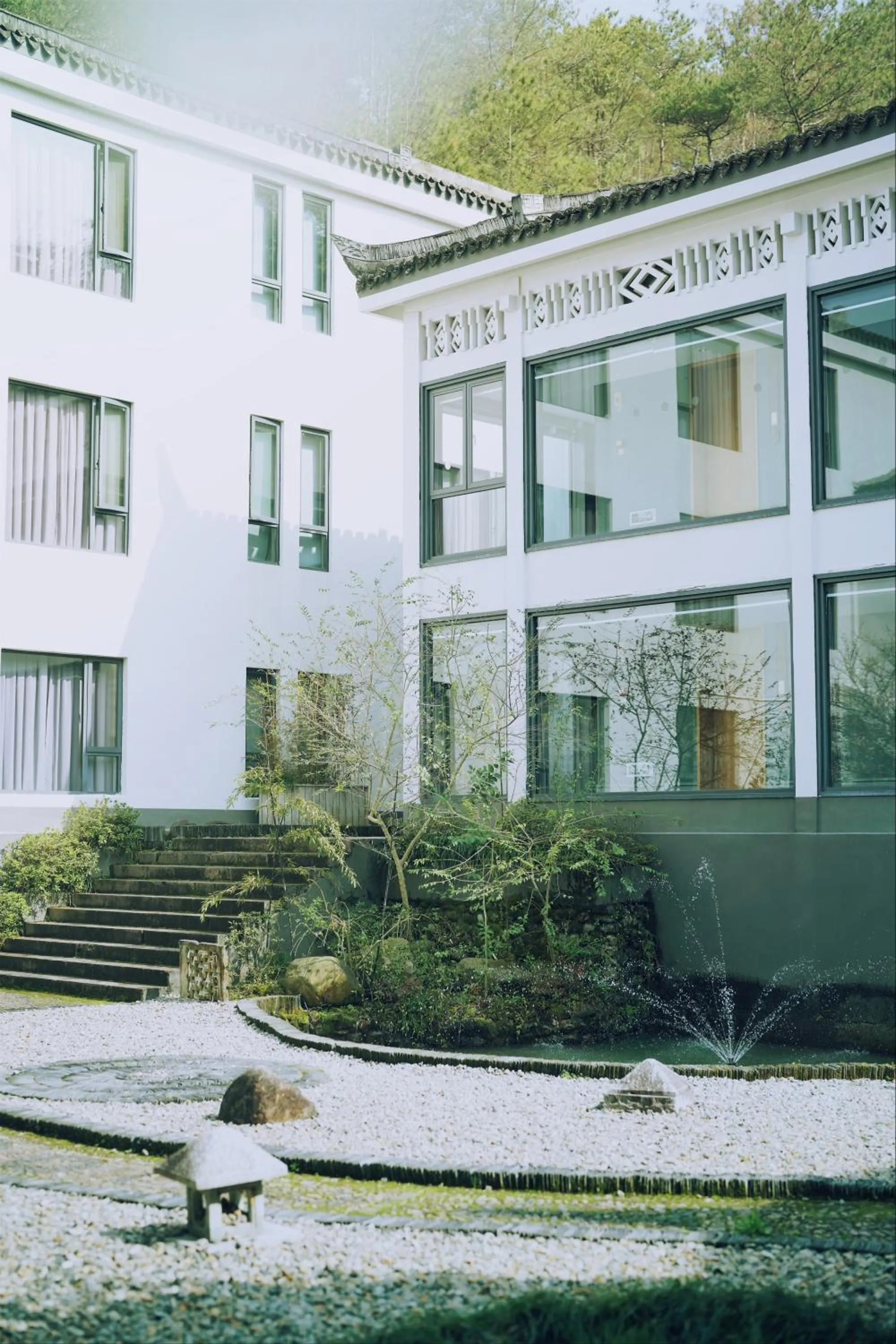 Garden in The Lucid Resort Tiantai