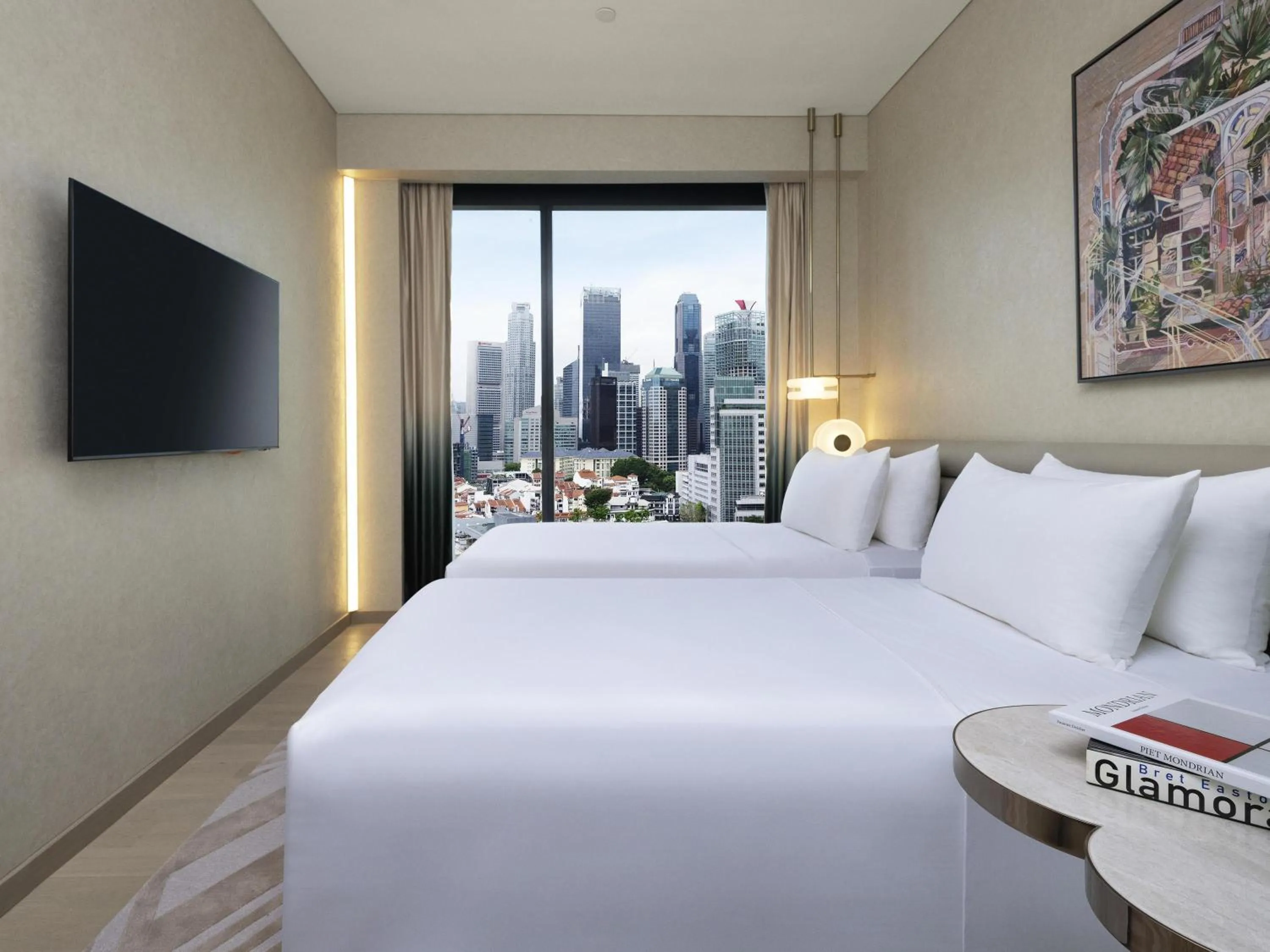Bedroom, Bed in Mondrian Singapore Duxton