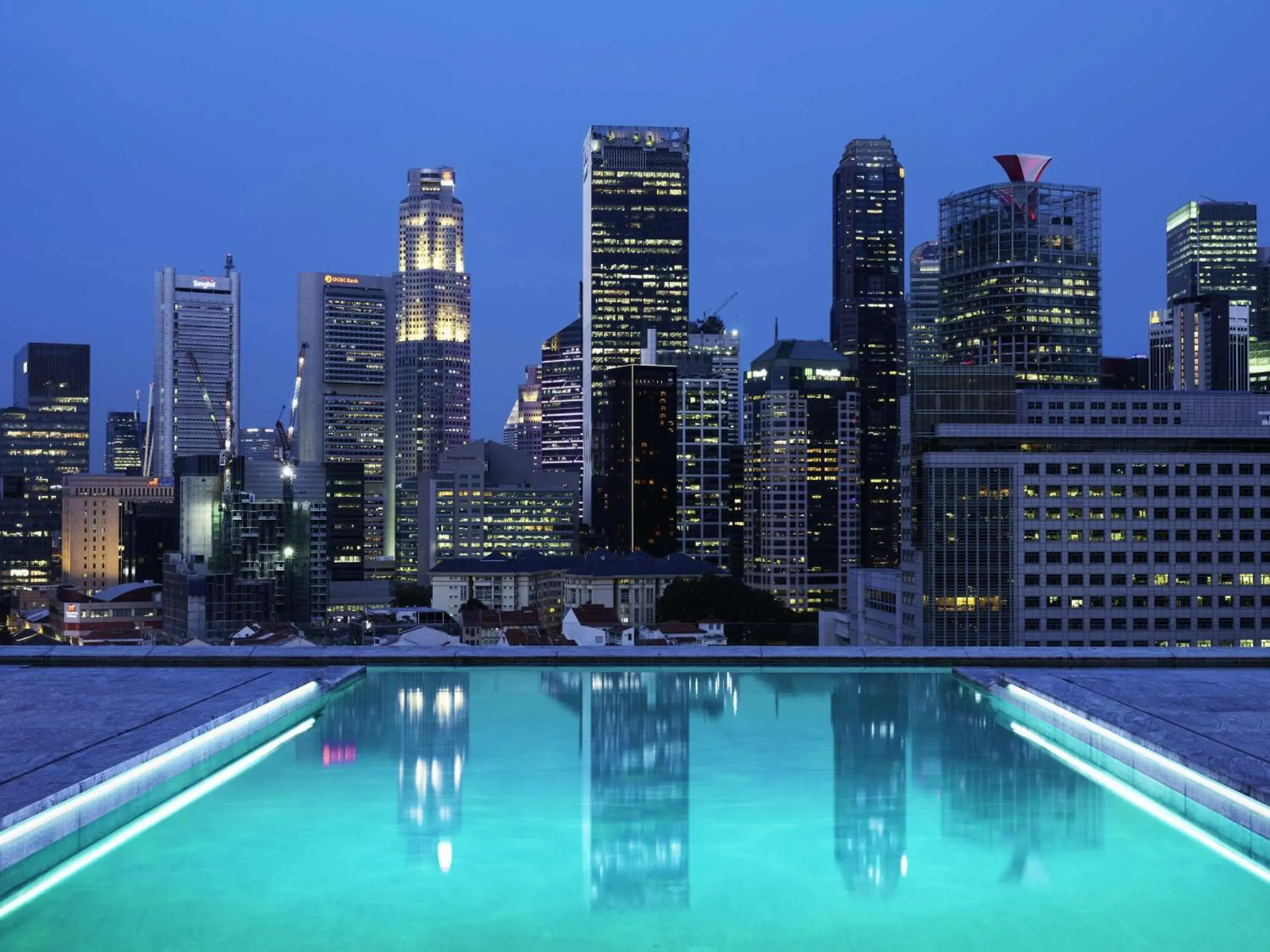 Pool view in Mondrian Singapore Duxton Pool view in Mondrian Singapore Duxton
