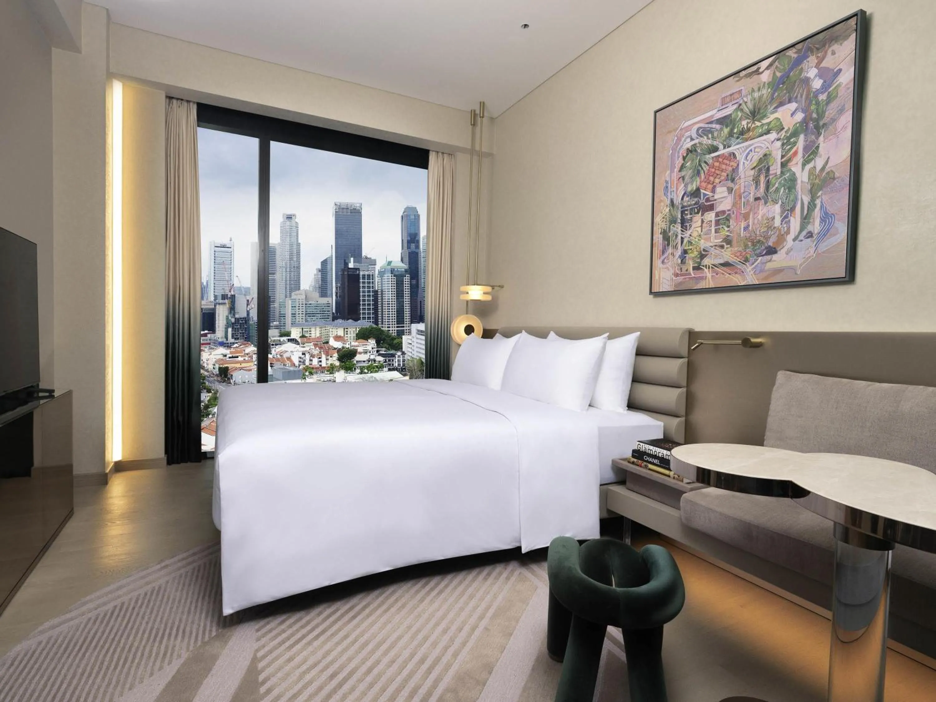 Bedroom, Bed in Mondrian Singapore Duxton