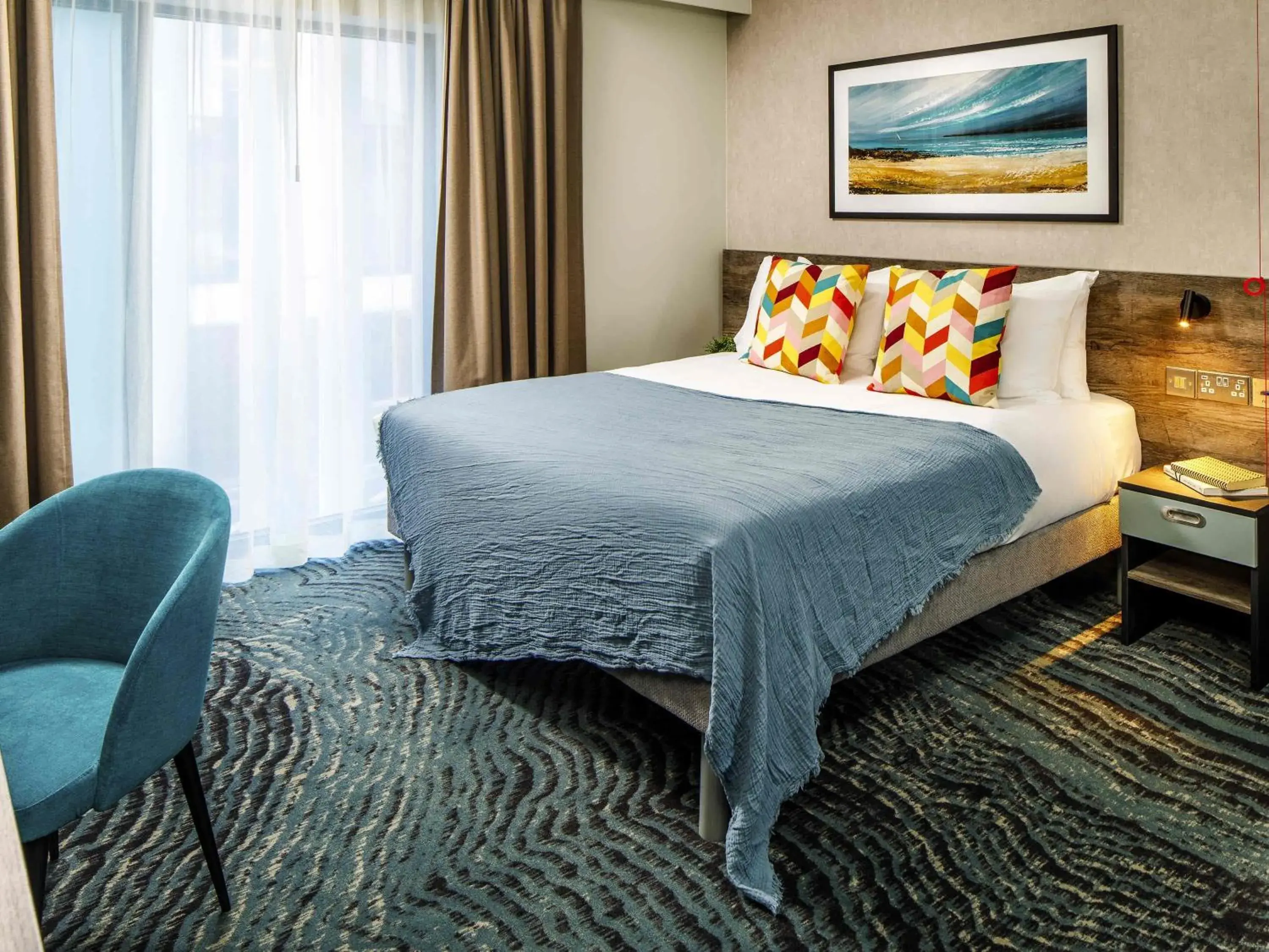 Bedroom, Bed in ibis Styles Paignton Bedroom, Bed in ibis Styles Paignton