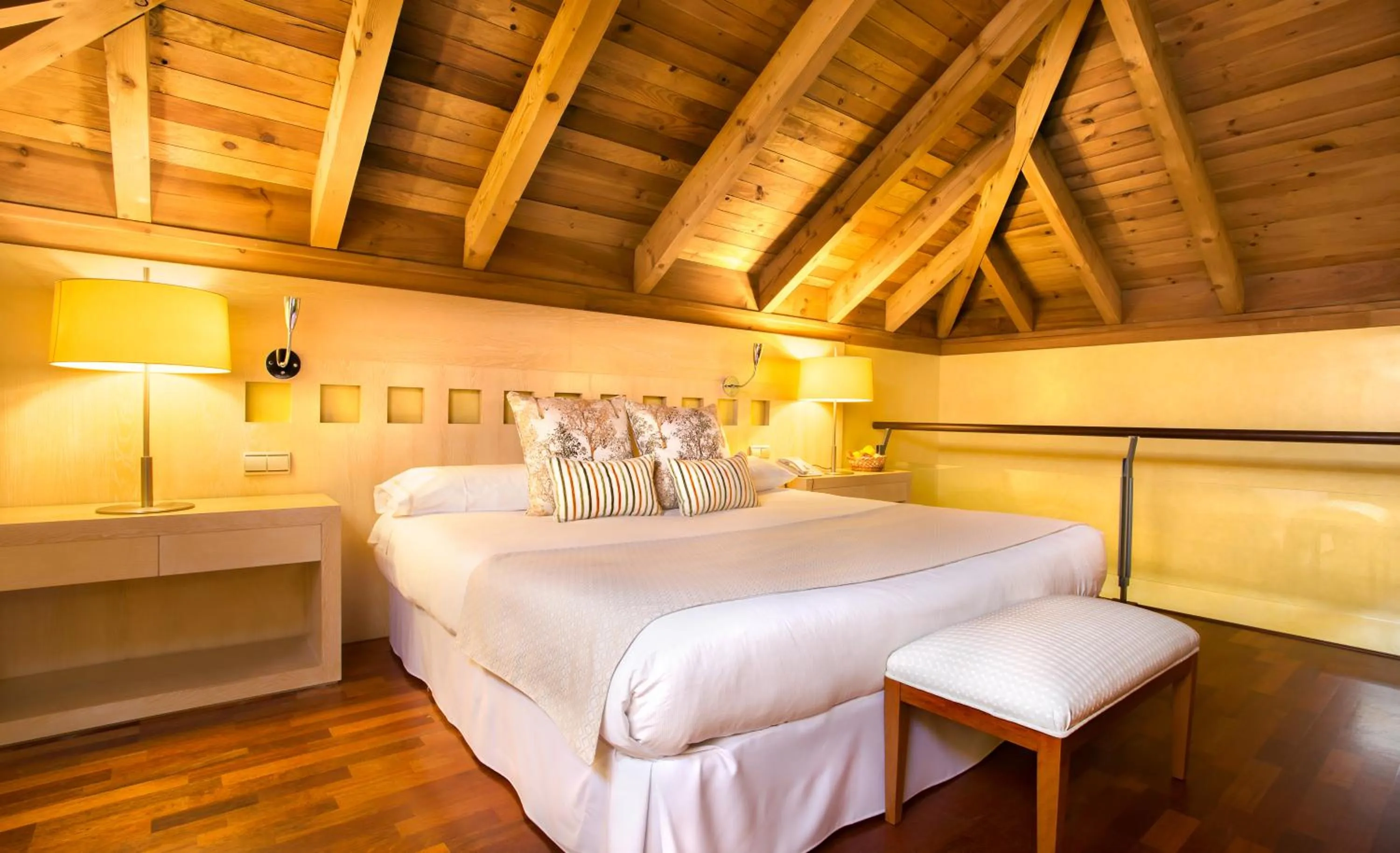 Decorative detail, Bed in Izan Puerta de Gredos