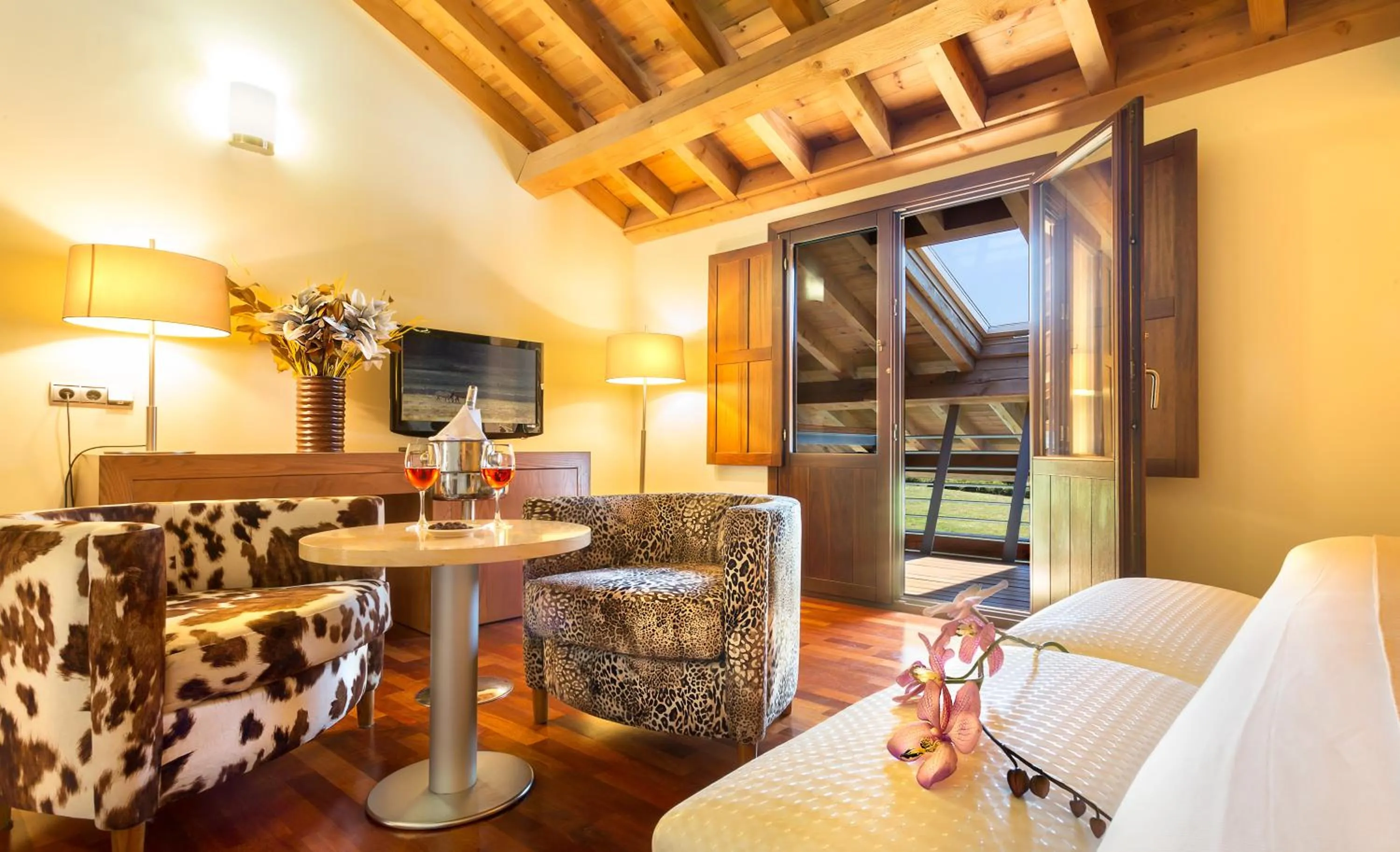 Living room in Izan Puerta de Gredos