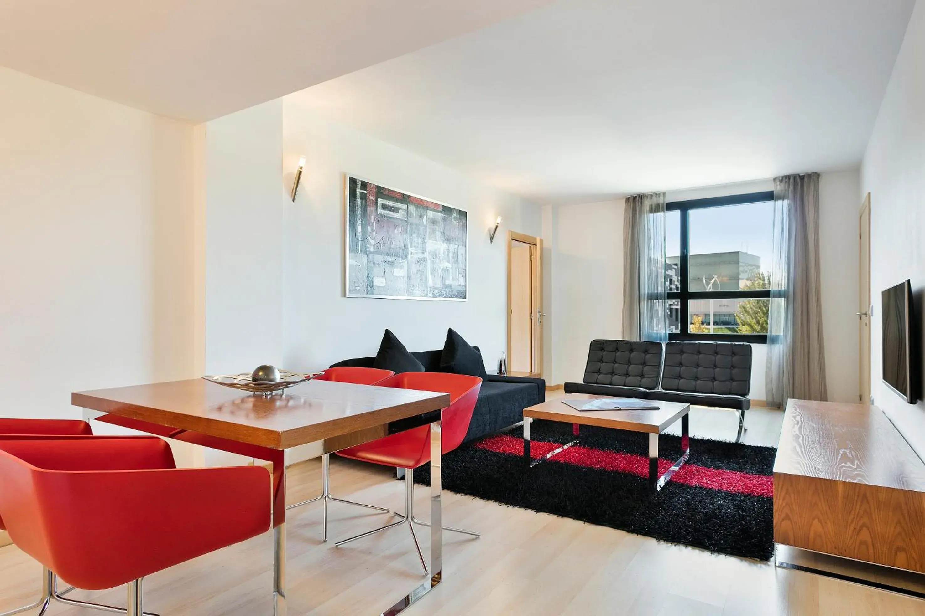 Living room in Hotel Zentral Ave Living room in Hotel Zentral Ave