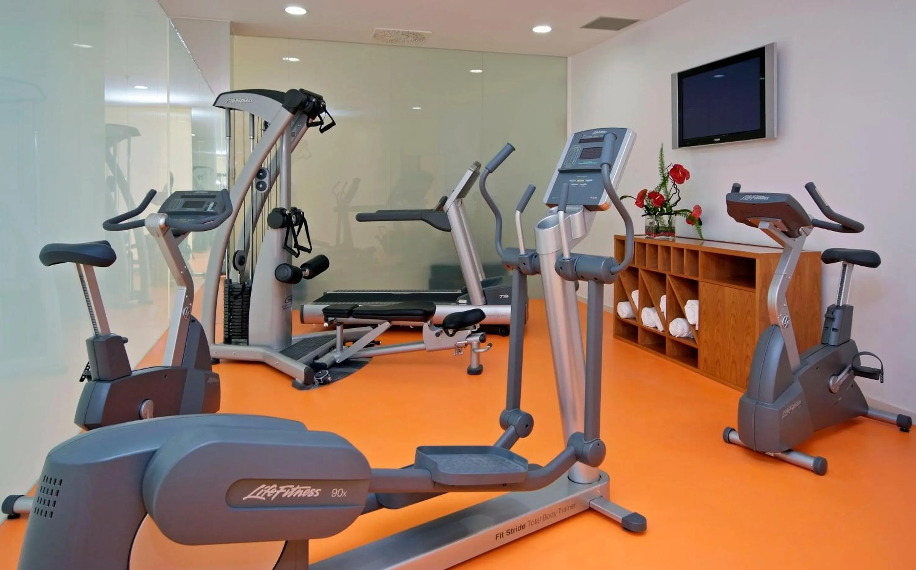 Fitness centre/facilities in Hotel Zentral Ave