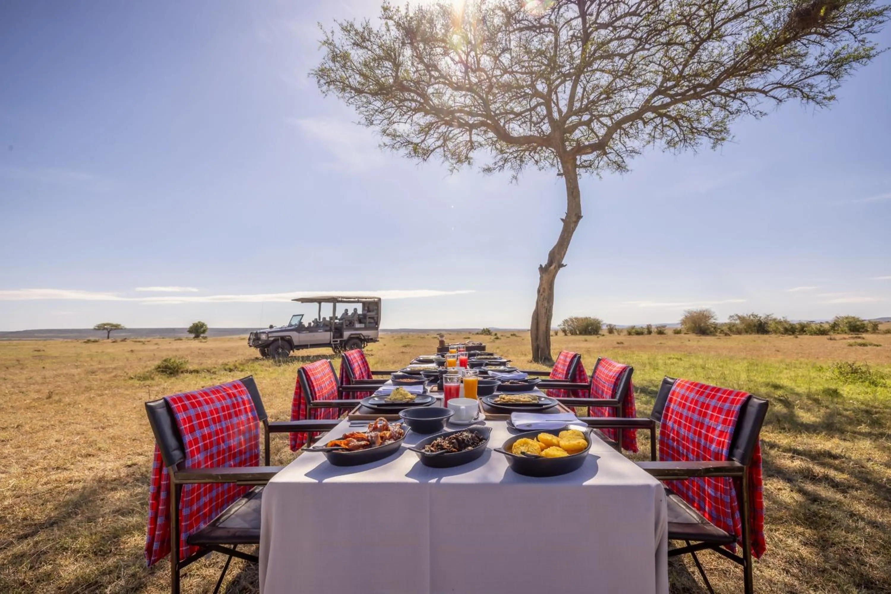 Breakfast in JW Marriott Masai Mara Lodge