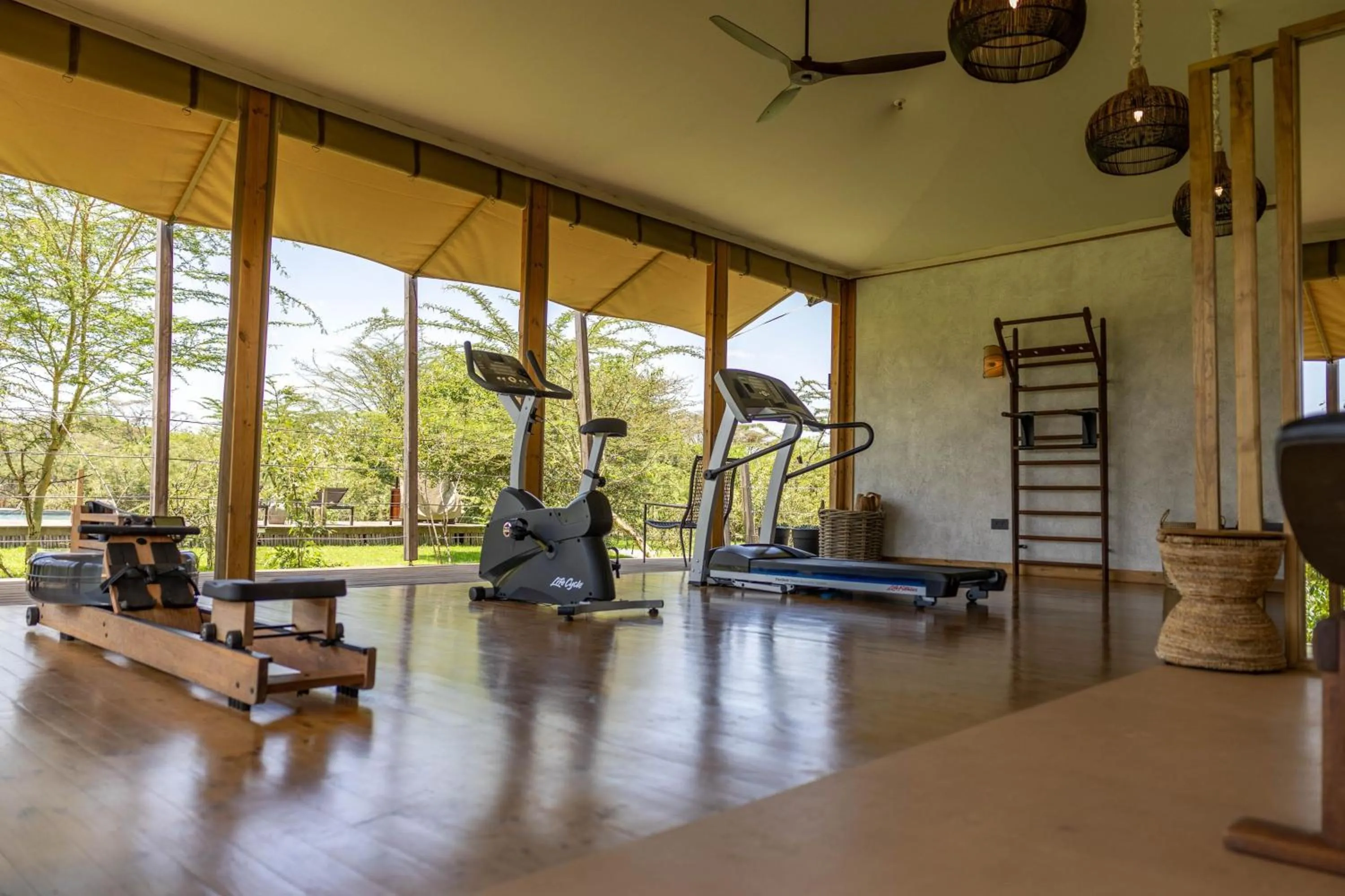 Fitness centre/facilities in JW Marriott Masai Mara Lodge