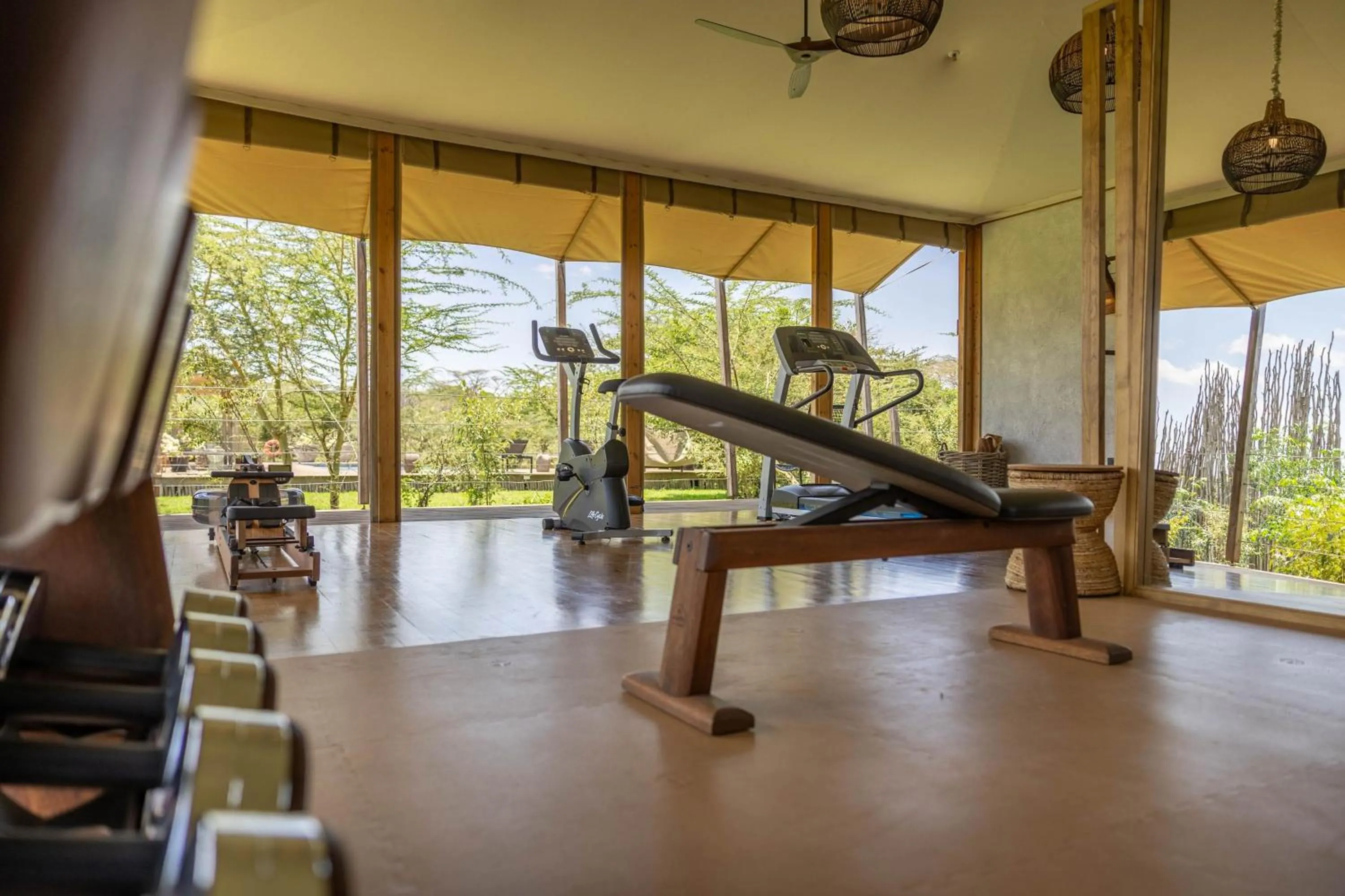 Fitness centre/facilities in JW Marriott Masai Mara Lodge