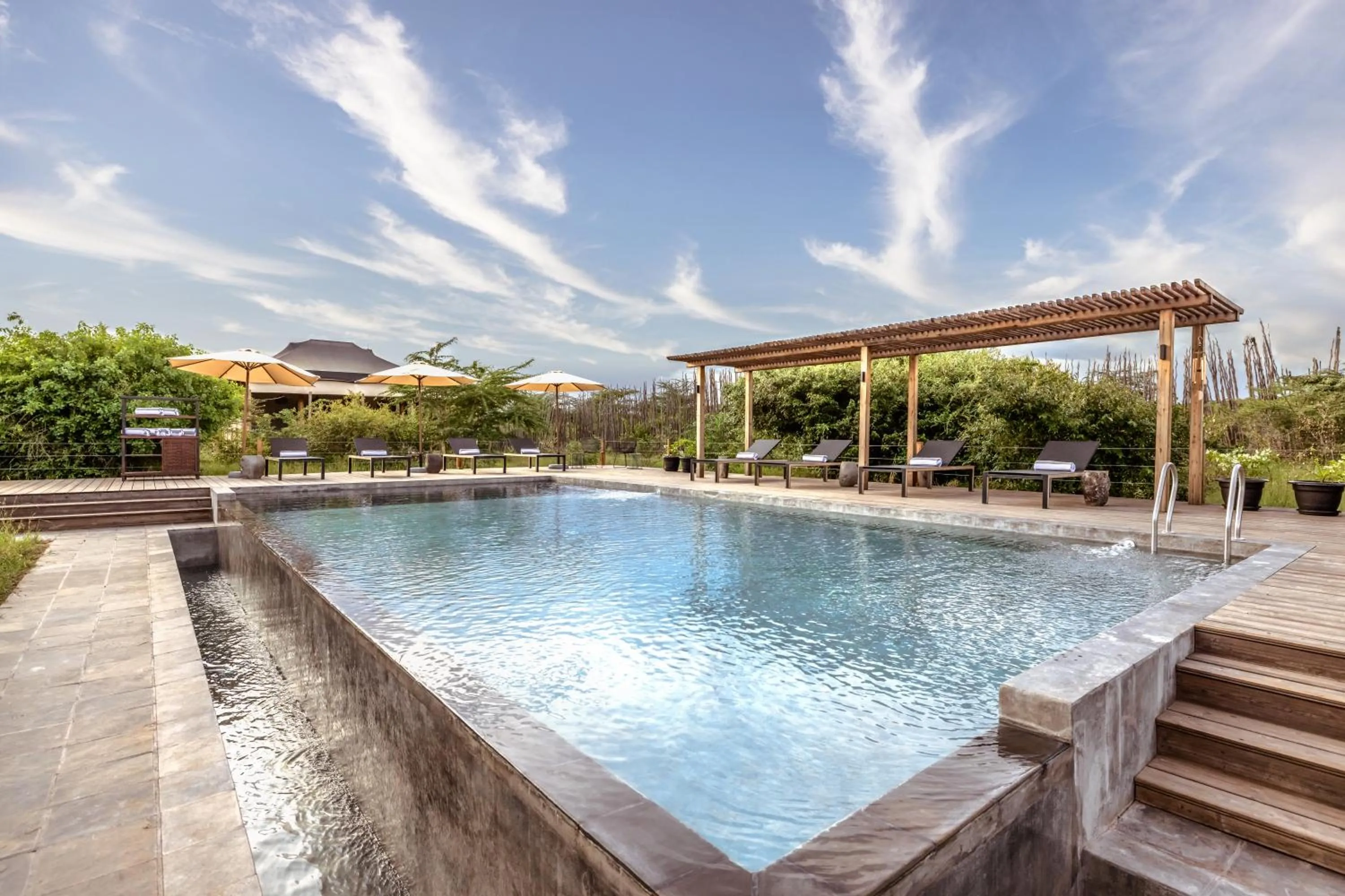 Swimming pool in JW Marriott Masai Mara Lodge