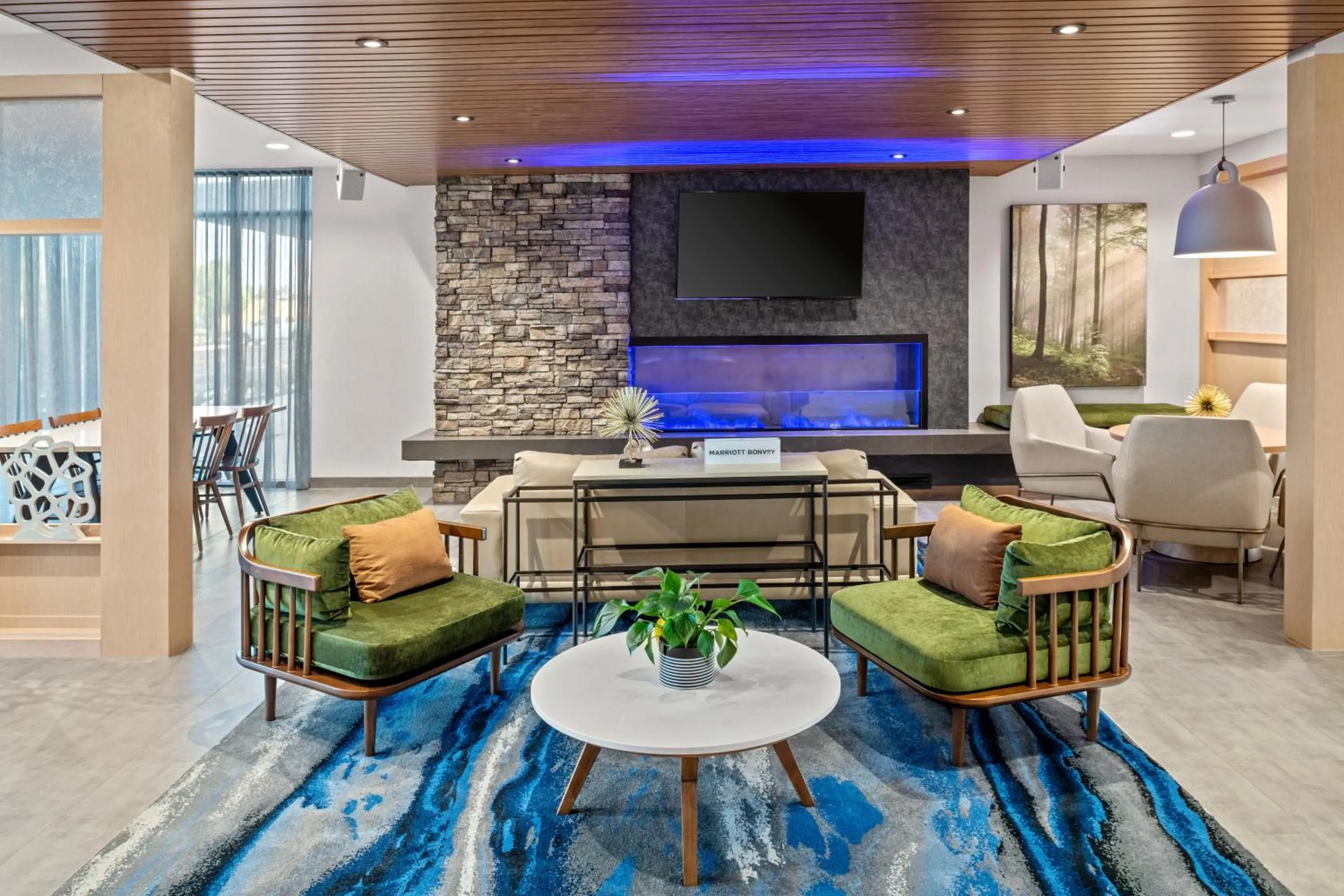 Lounge or bar in Fairfield by Marriott Inn & Suites Stockton Lathrop