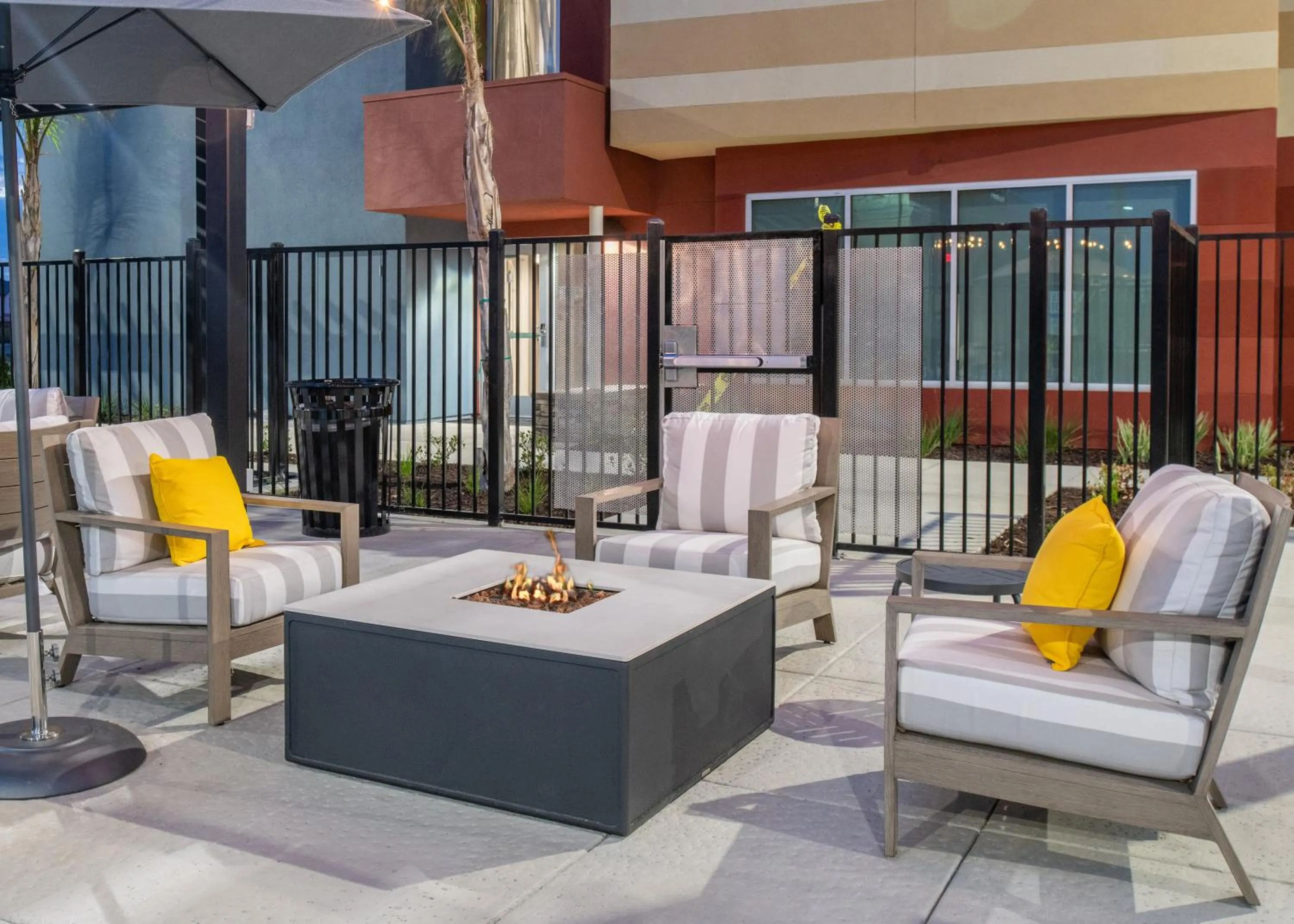 fireplace in Fairfield by Marriott Inn & Suites Stockton Lathrop