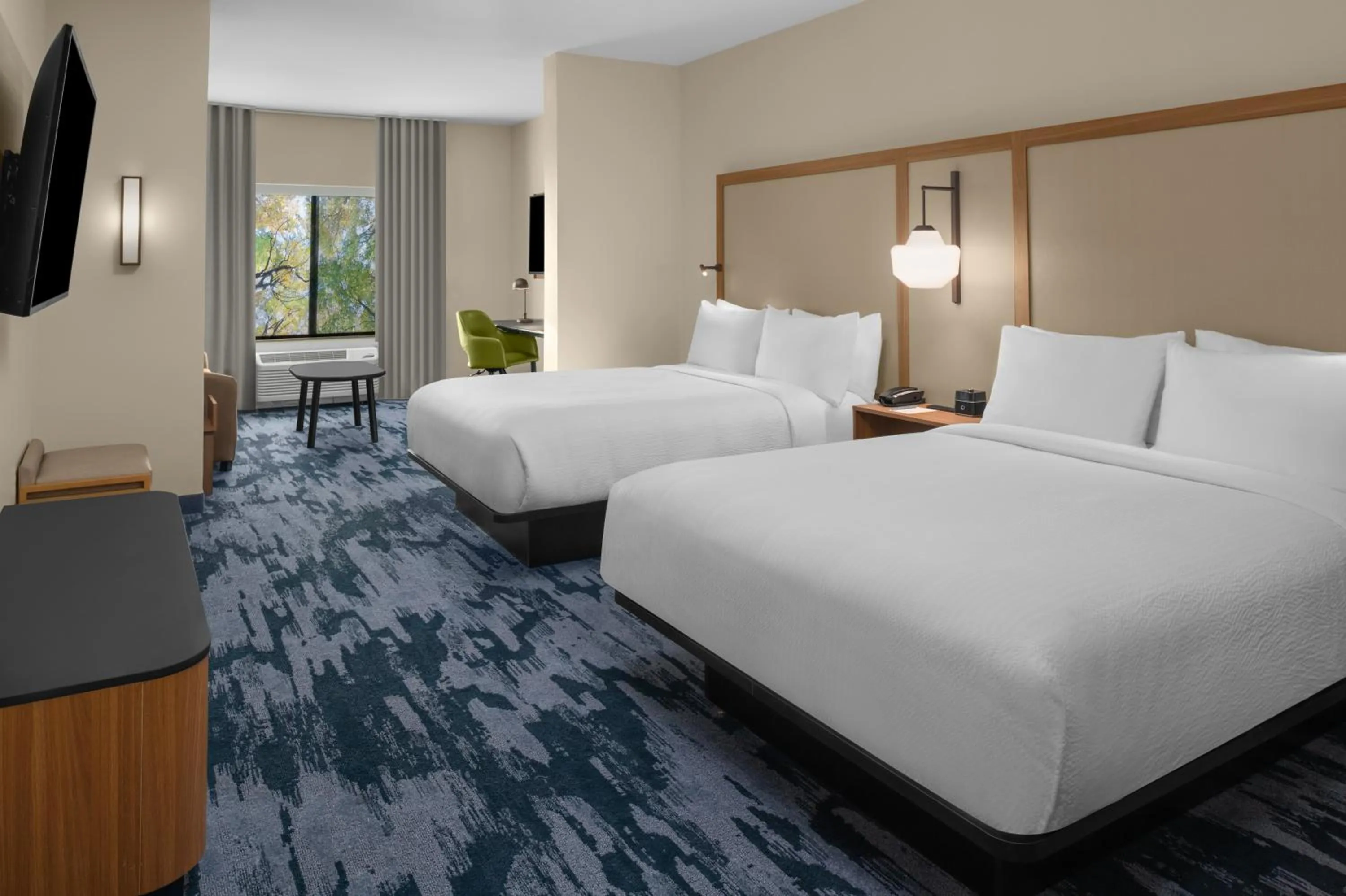 Bedroom, Bed in Fairfield by Marriott Inn & Suites Stockton Lathrop