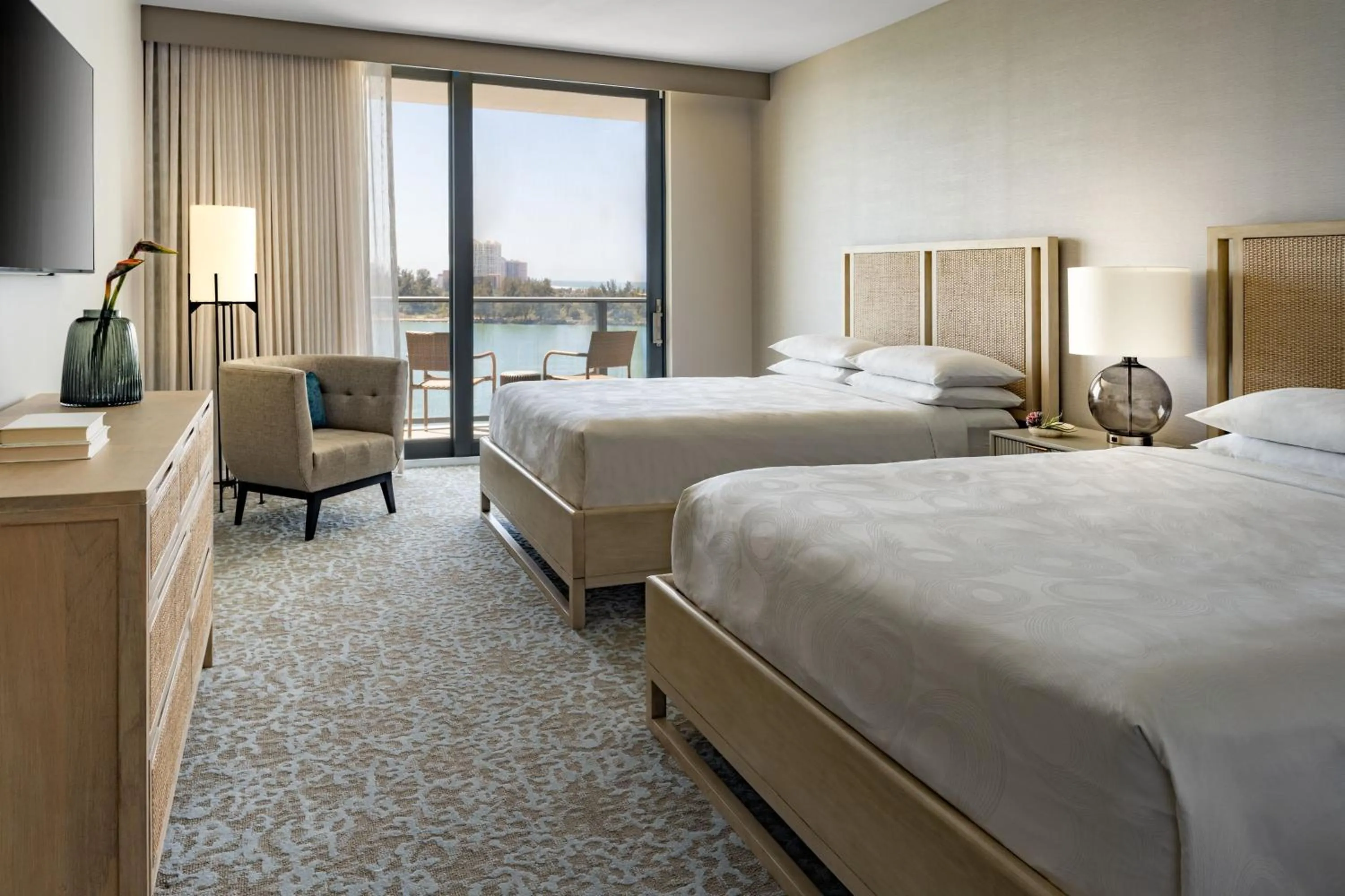 Photo of the whole room, Bed in JW Marriott Clearwater Beach Resort & Spa