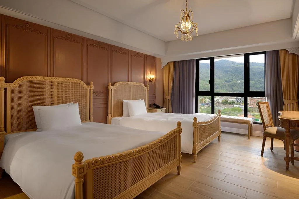 Bed in 格拉斯行館 Grasse Grace Manor 苗栗唯一SLH會員