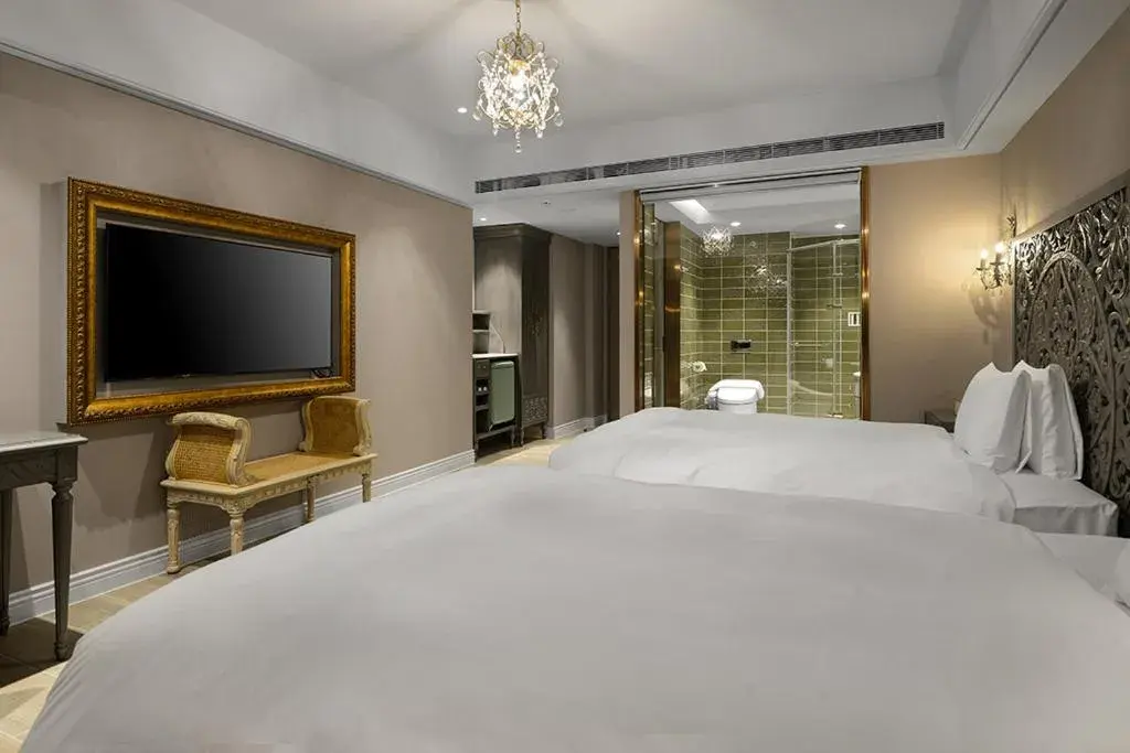 Bed in 格拉斯行館 Grasse Grace Manor 苗栗唯一SLH會員 Bed in 格拉斯行館 Grasse Grace Manor 苗栗唯一SLH會員