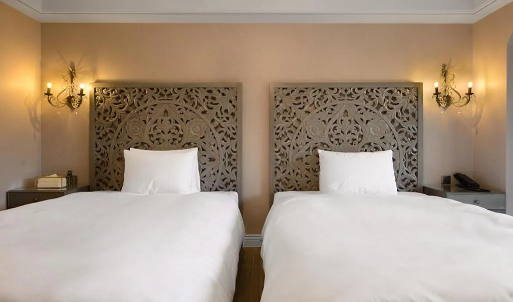 Bed in 格拉斯行館 Grasse Grace Manor 苗栗唯一SLH會員