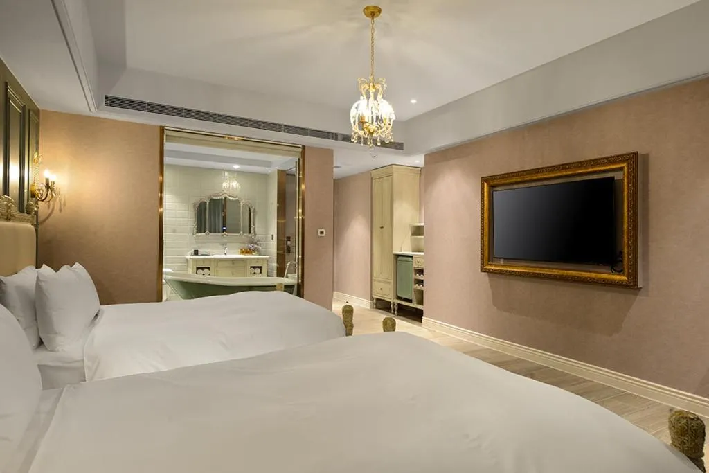 Bed in 格拉斯行館 Grasse Grace Manor 苗栗唯一SLH會員