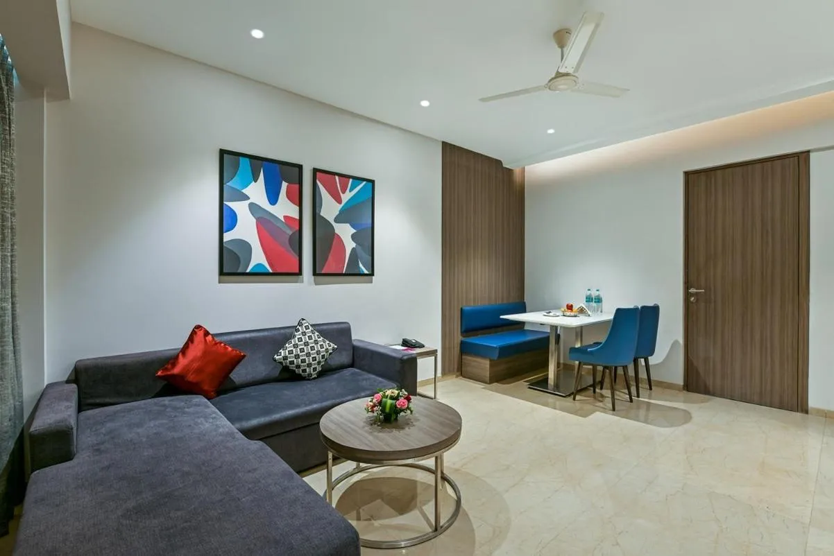 Living room in Meritas Aura Resort