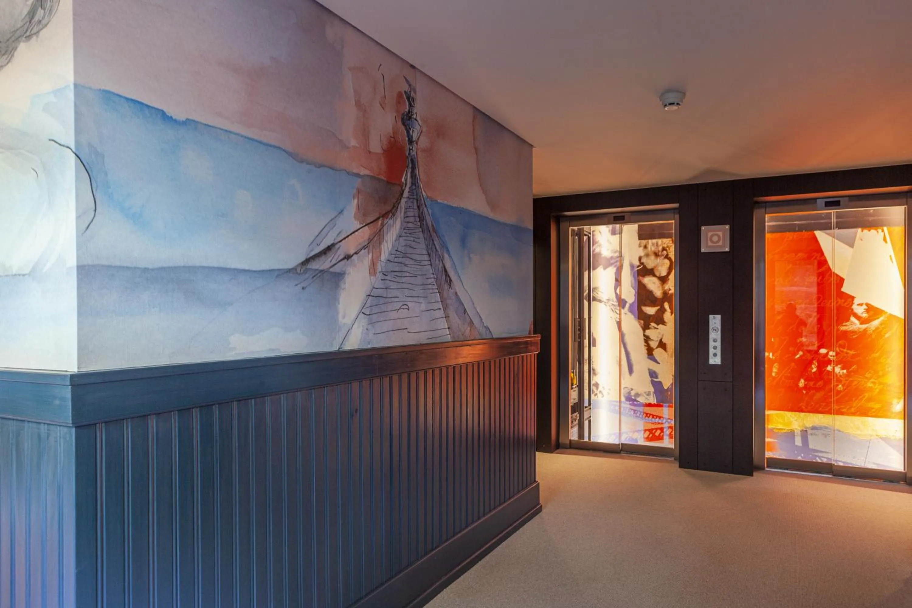 Decorative detail in Timbre Virtudes