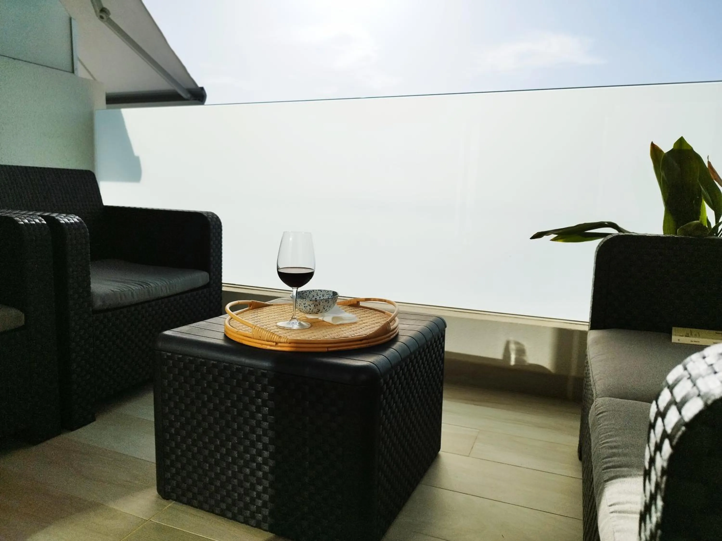 Balcony/Terrace in Amplio y cómodo apartamento.
