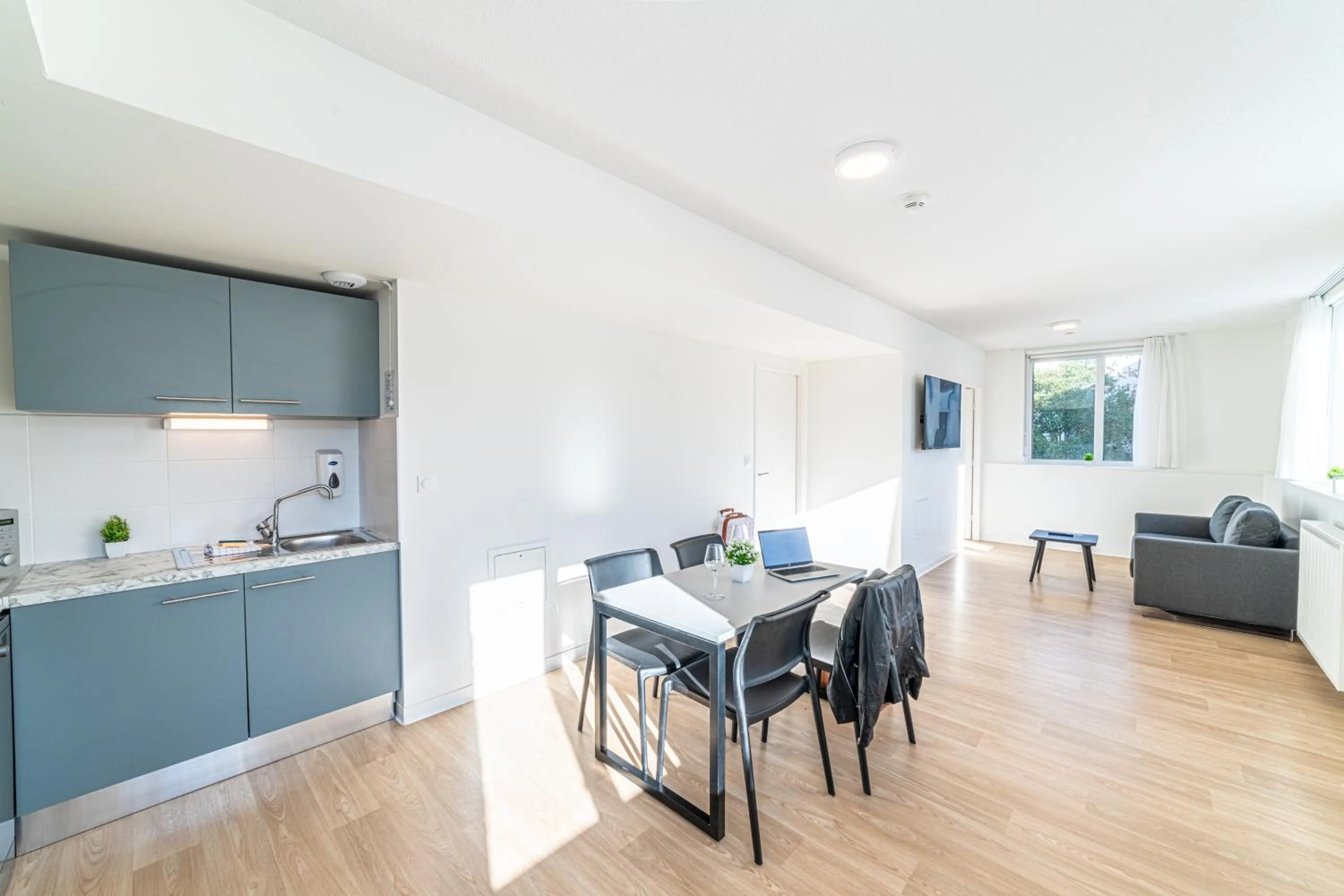 Living room in Montempô Appart'Hôtel Toulouse Cité Internationale