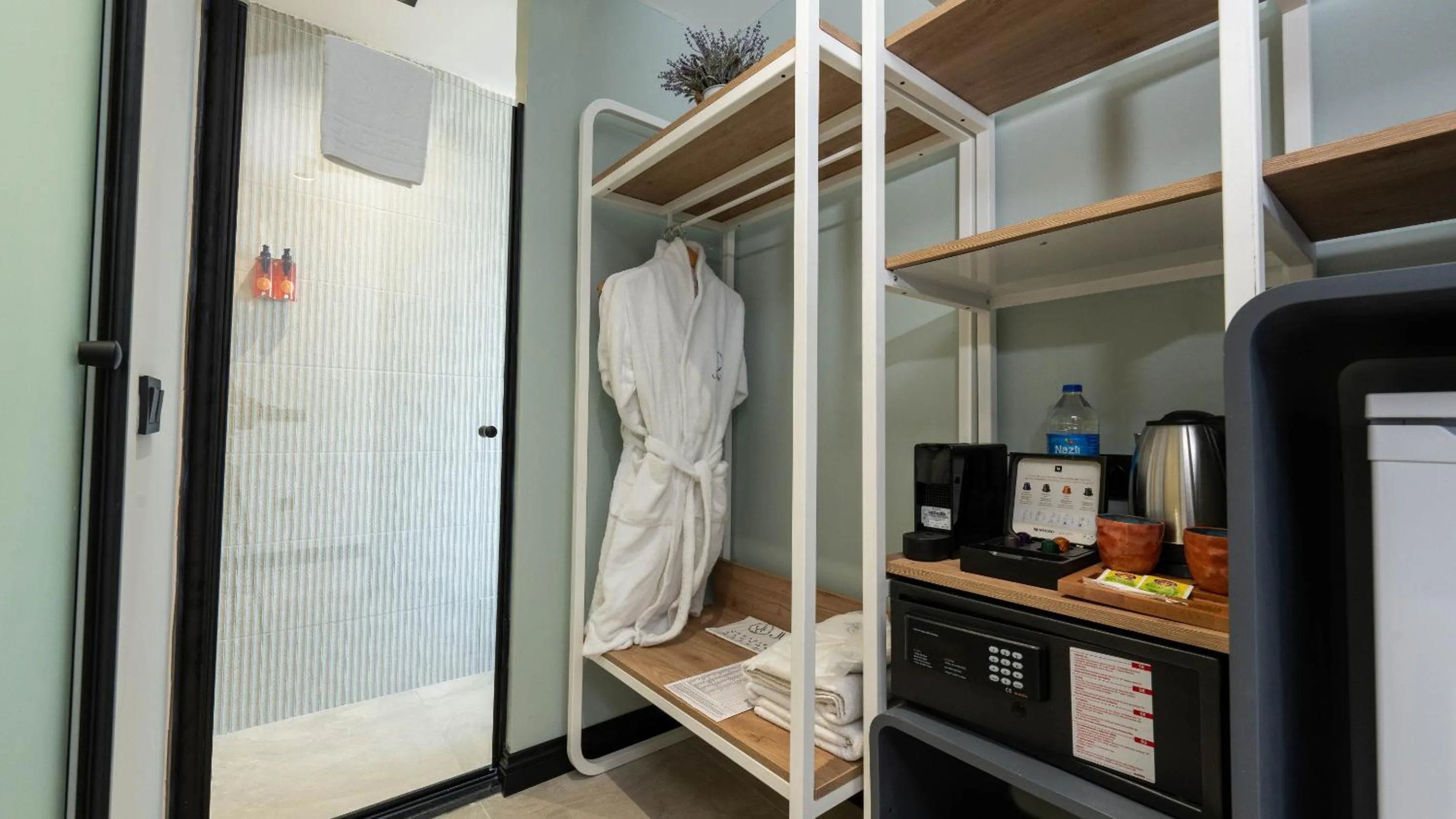 Shower in Just Inn City