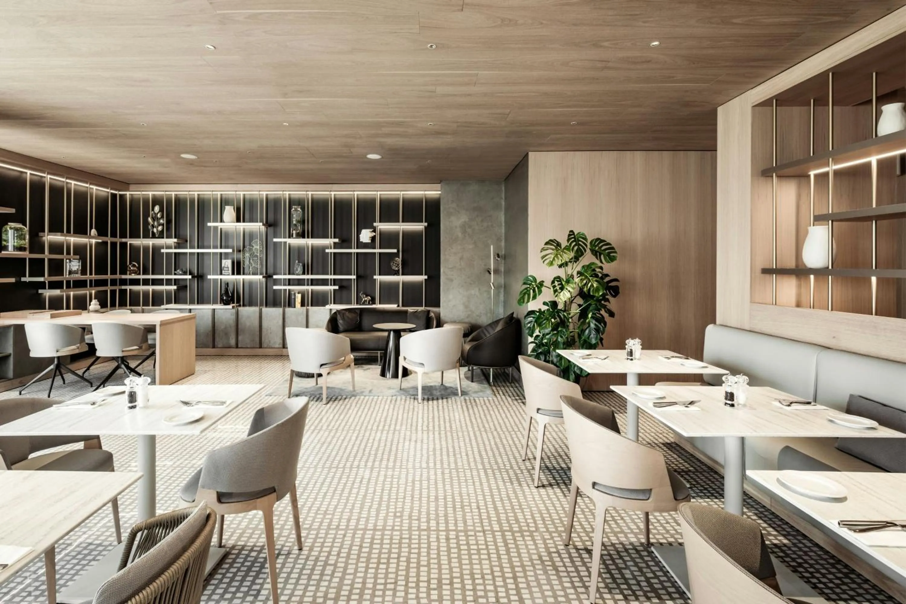 Lounge or bar in AC Hotel by Marriott St Julian's