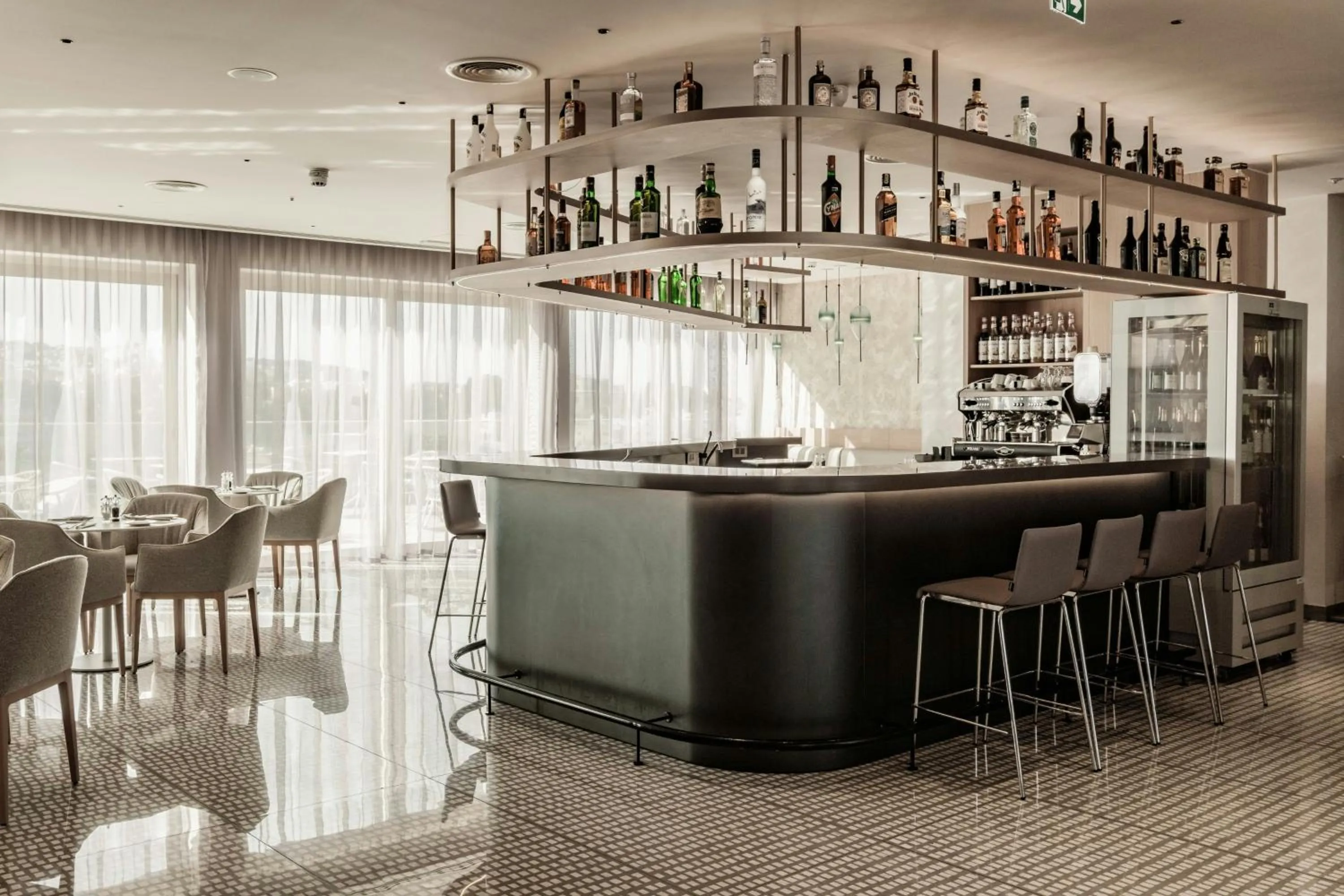 Lounge or bar in AC Hotel by Marriott St Julian's