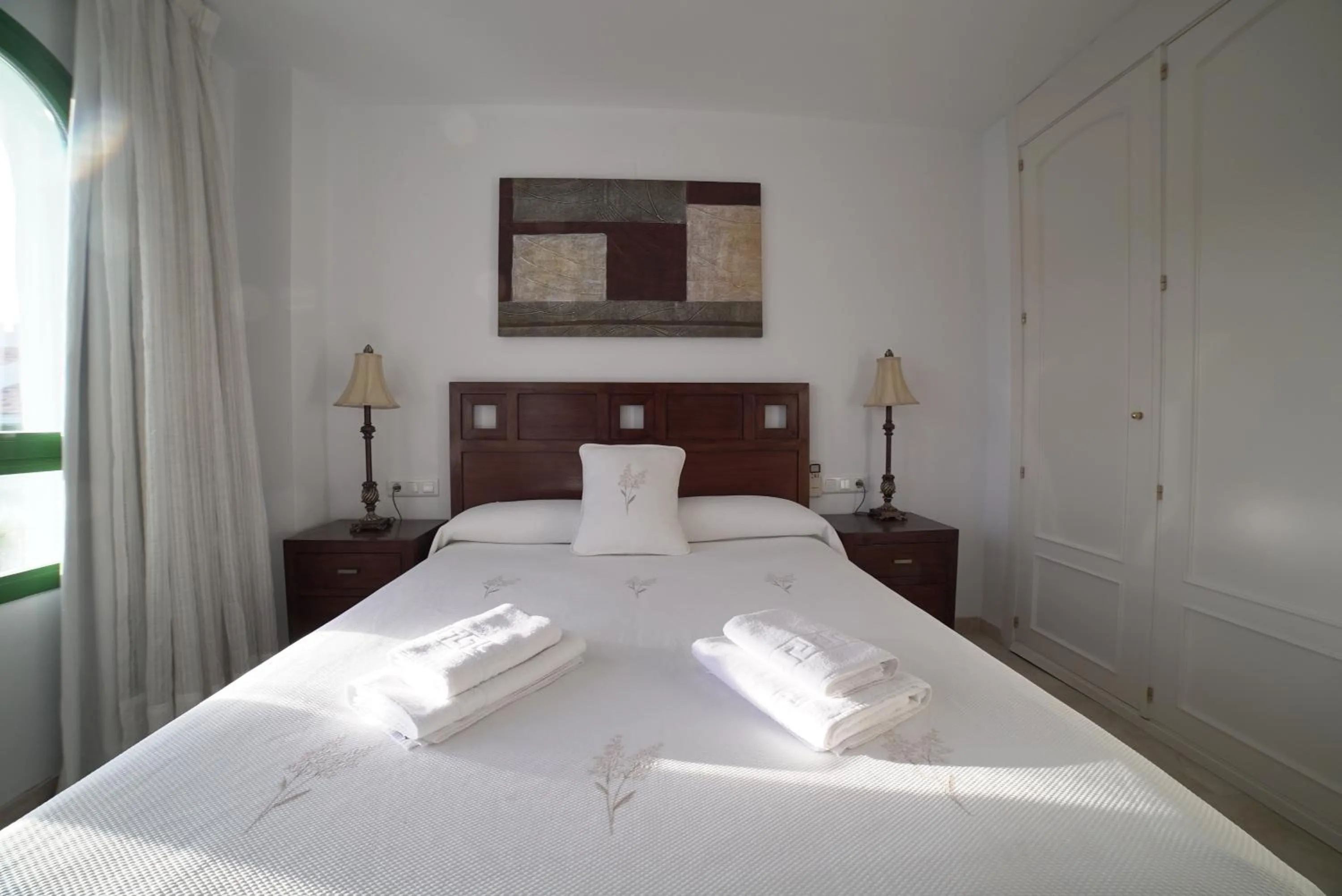 Bedroom, Bed in Hotel Apartamentos Manilva Sun