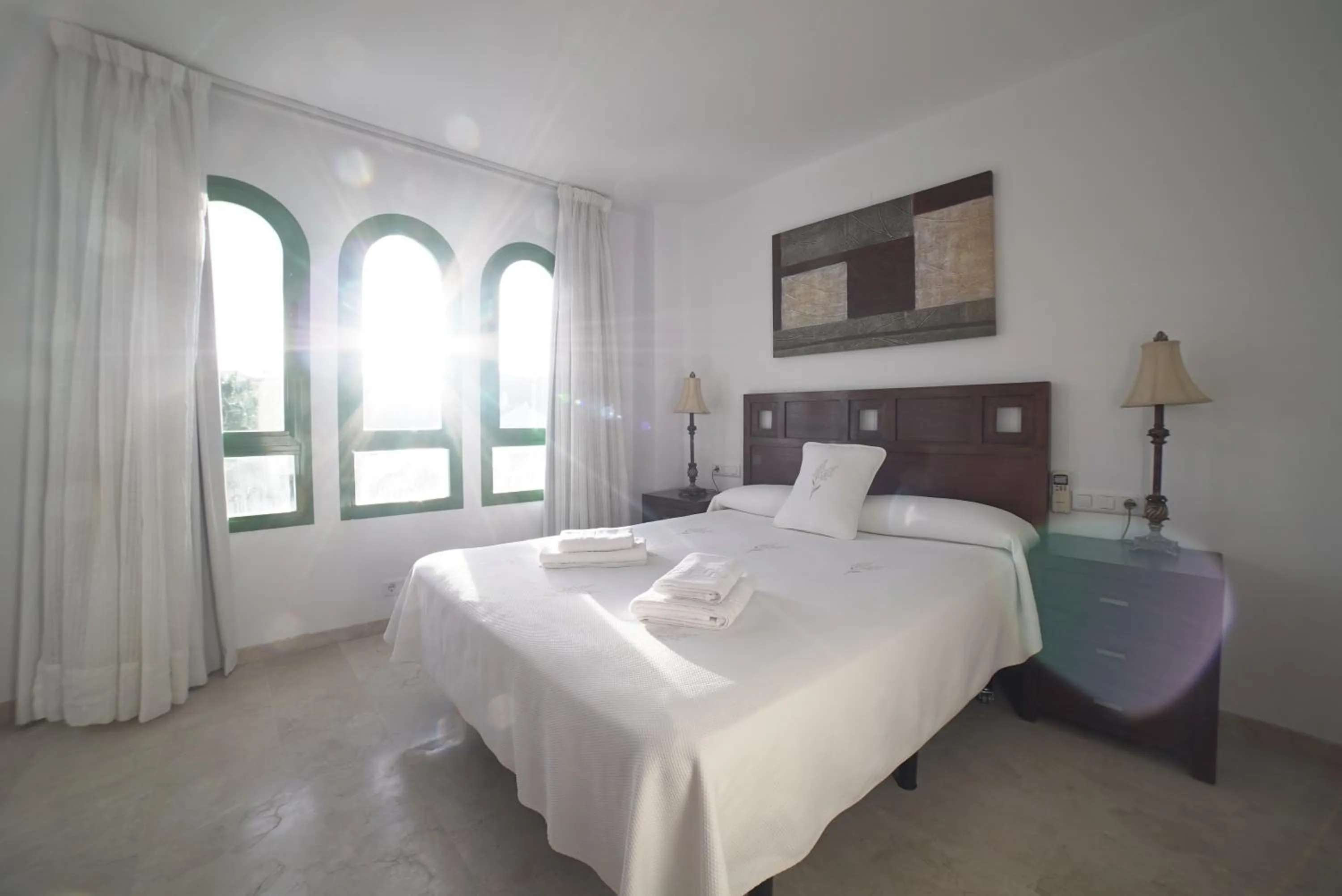 Bedroom, Bed in Hotel Apartamentos Manilva Sun