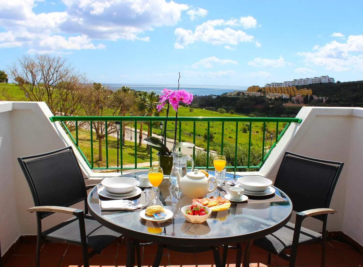 Balcony/Terrace in Hotel Apartamentos Manilva Sun