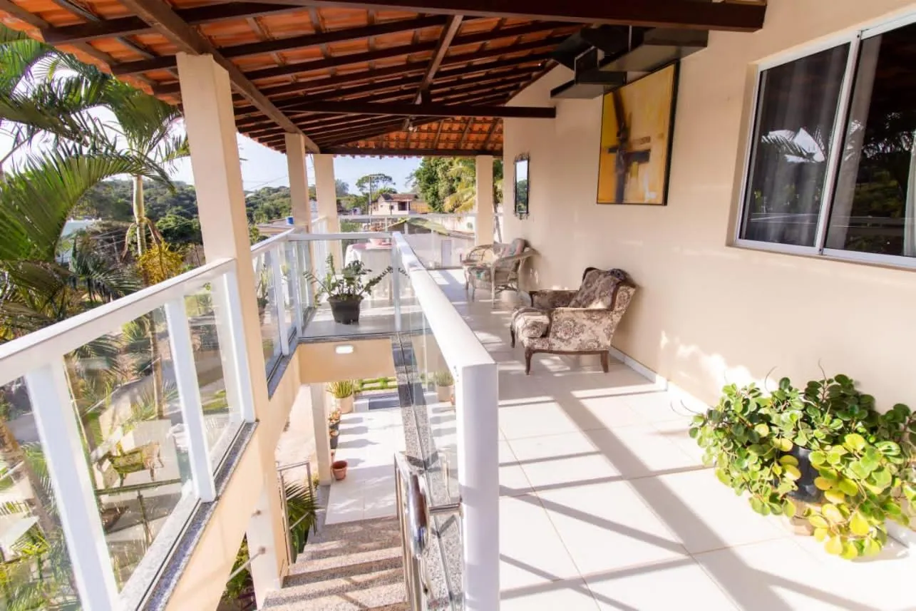 Seating area in Pousada Três Praias