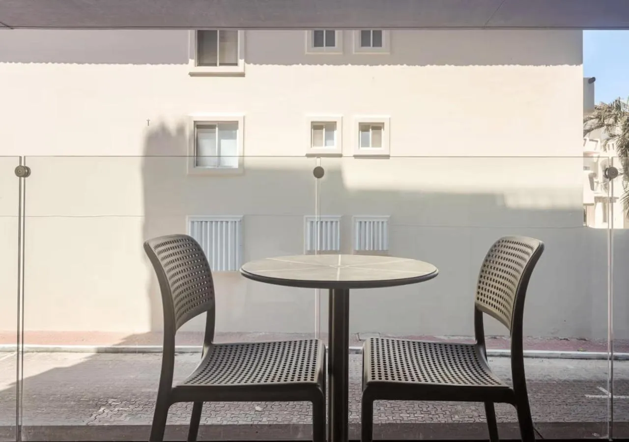 Patio in Luxury 1BR Condo Prime Location