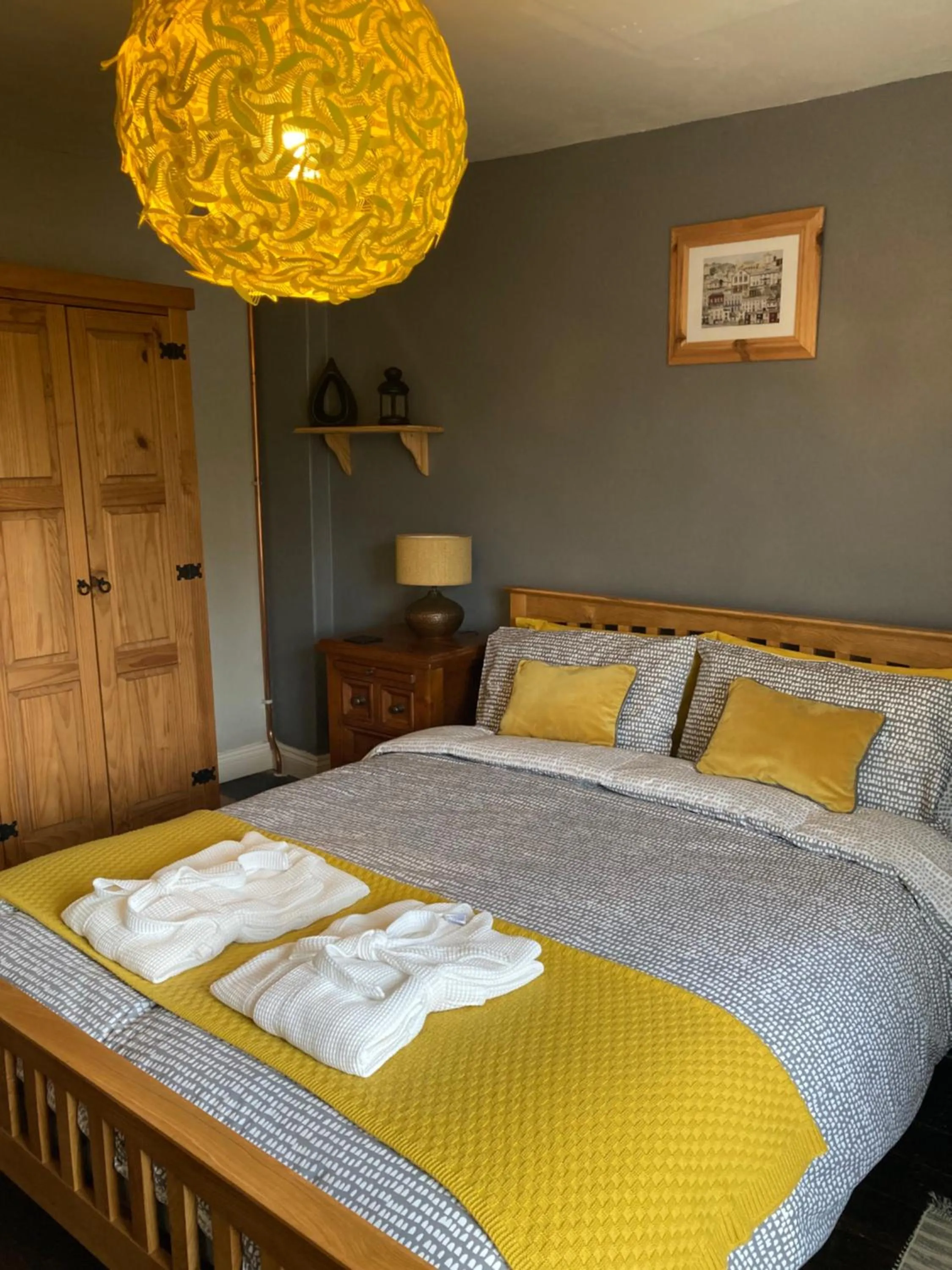 Bed in Top Floor at Cantref House