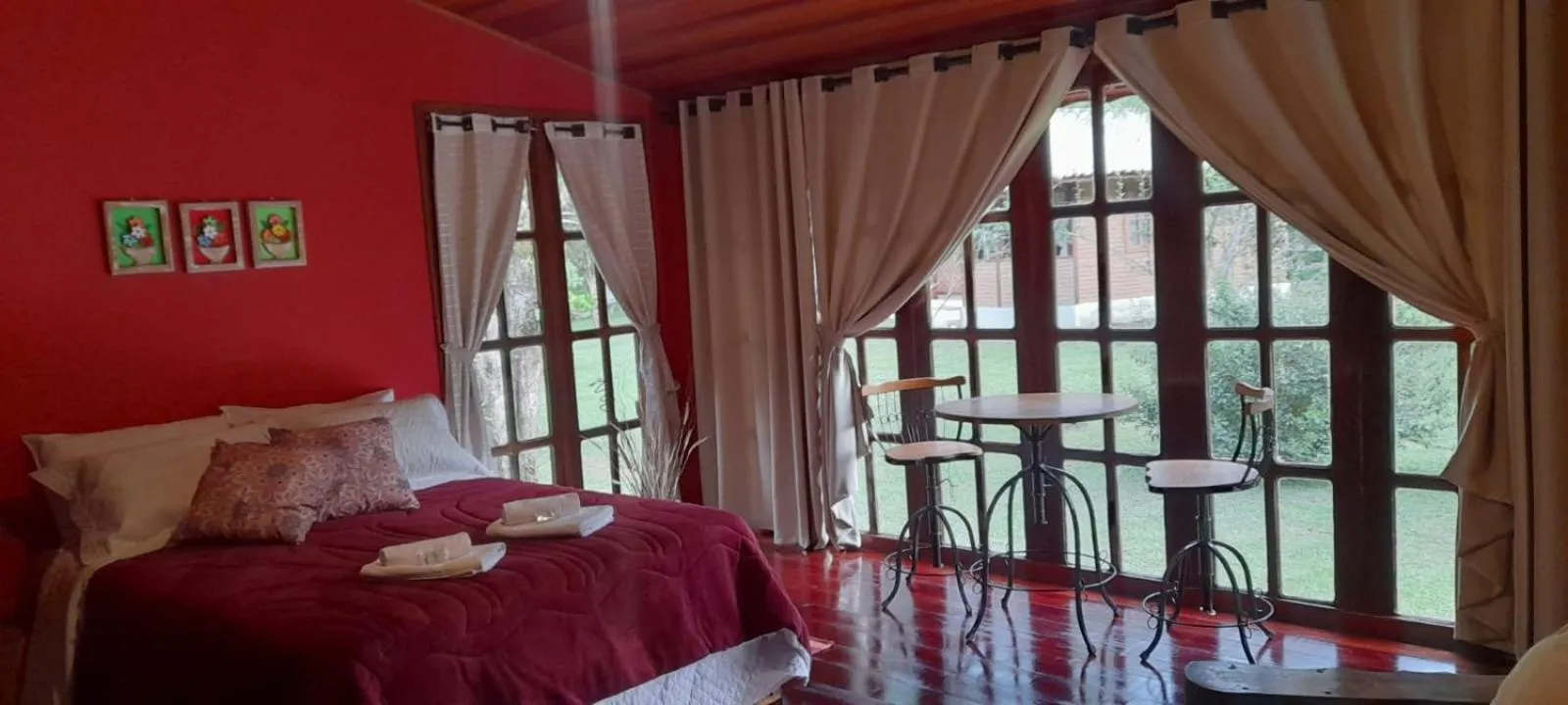 Bed in Pousada Bosque do Visconde