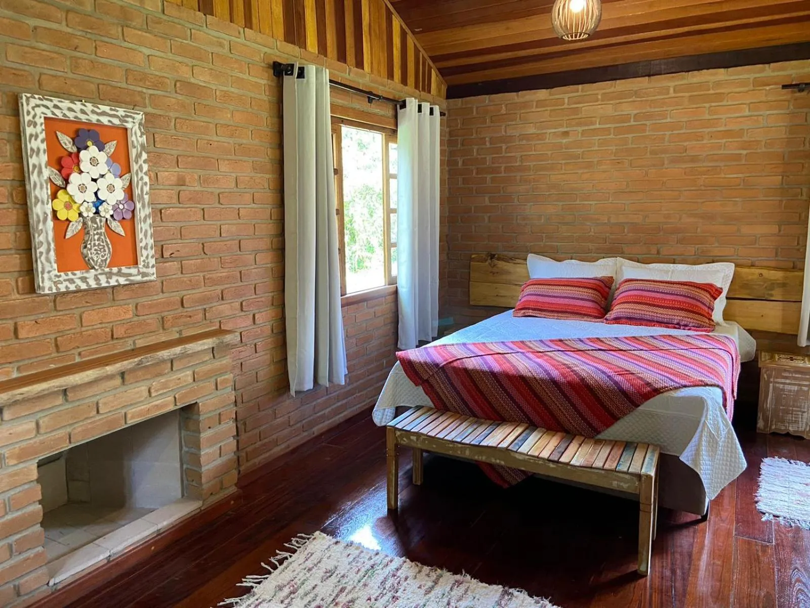 Bed in Pousada Bosque do Visconde