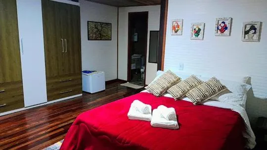 Bed in Pousada Bosque do Visconde