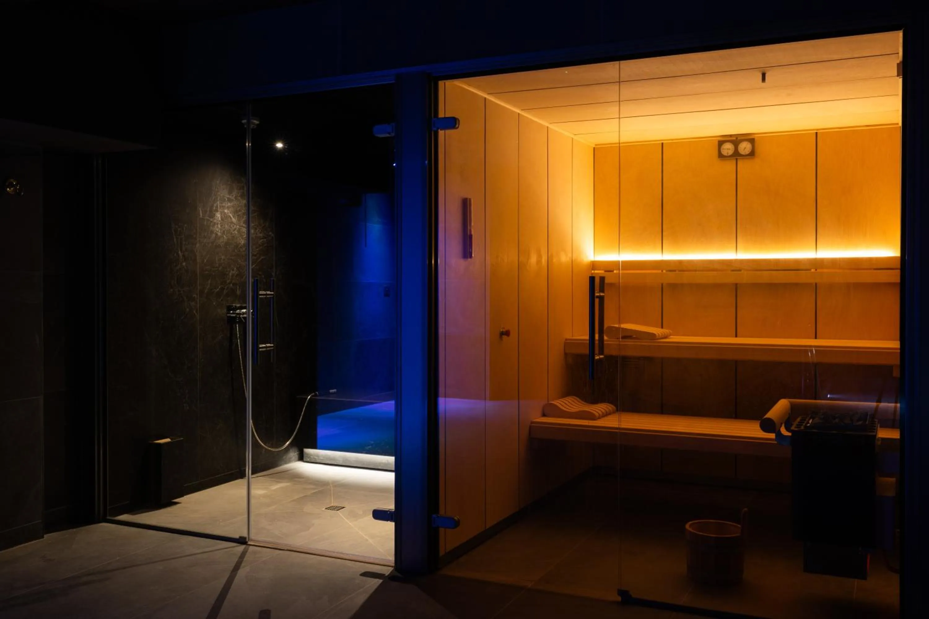 Sauna in Hotel Luze Boutique San Sebastian