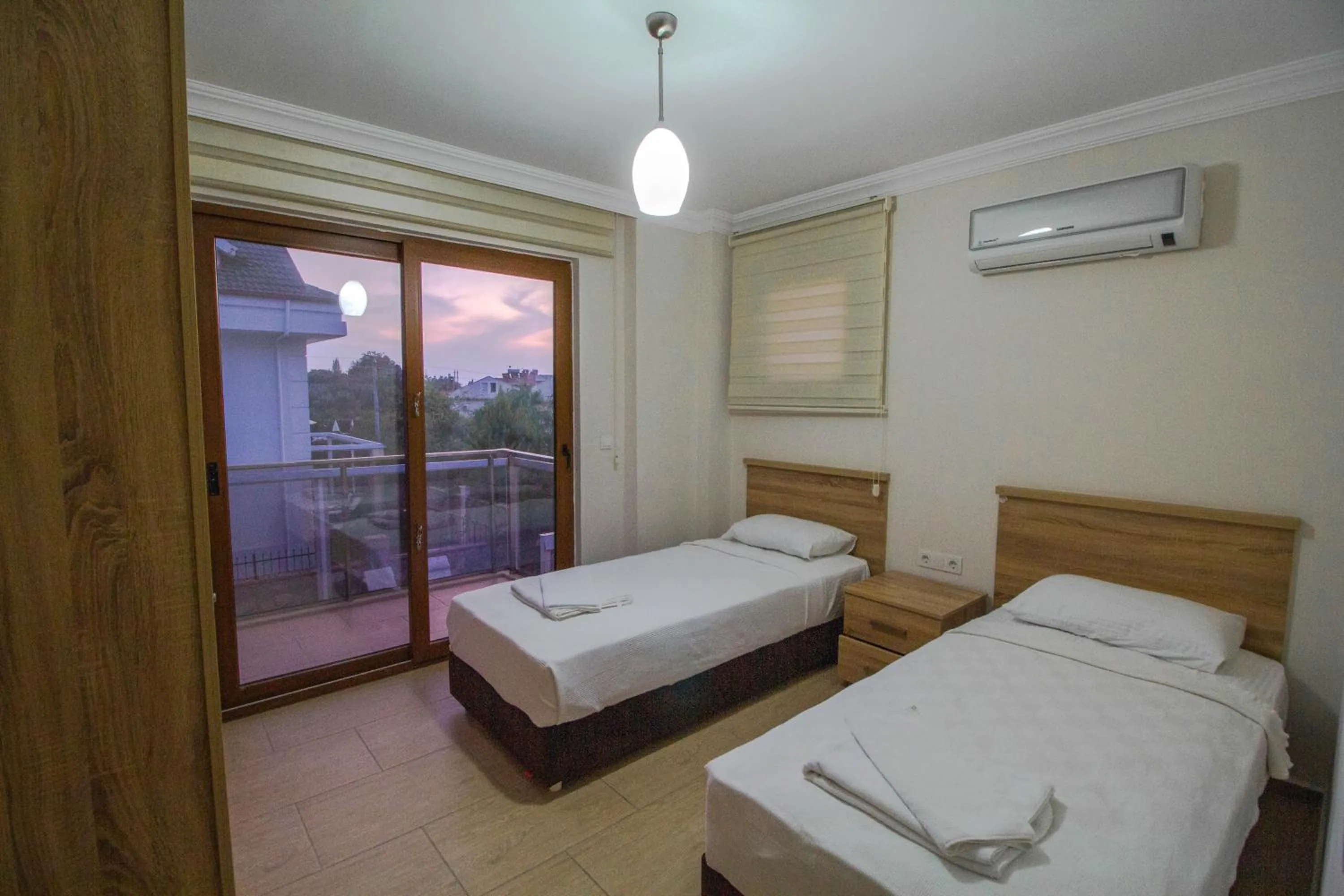 Bed in Prestij Makri 4+1 Villa, Özel Havuzlu, Fethiye