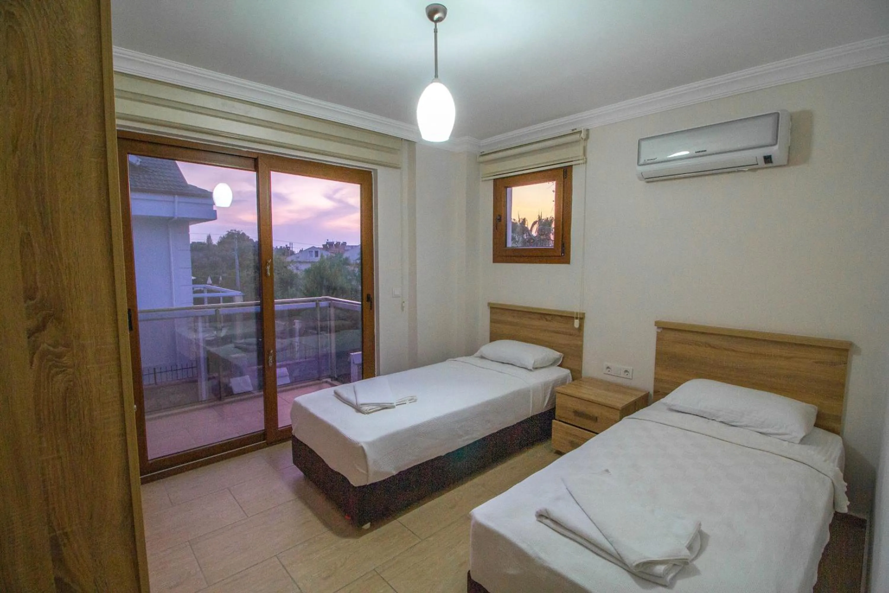Bed in Prestij Makri 4+1 Villa, Özel Havuzlu, Fethiye