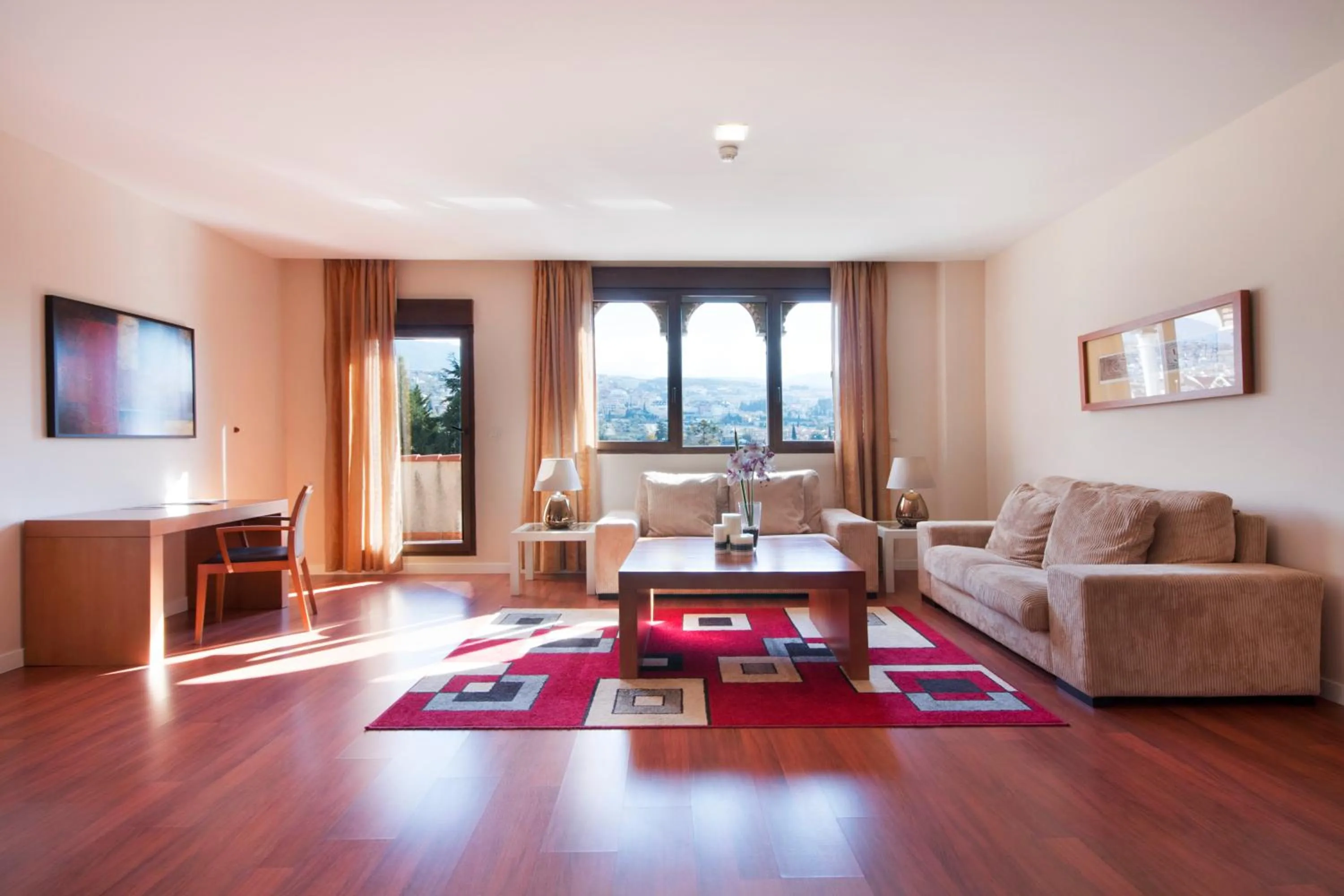 Living room in Hotel Granada Palace