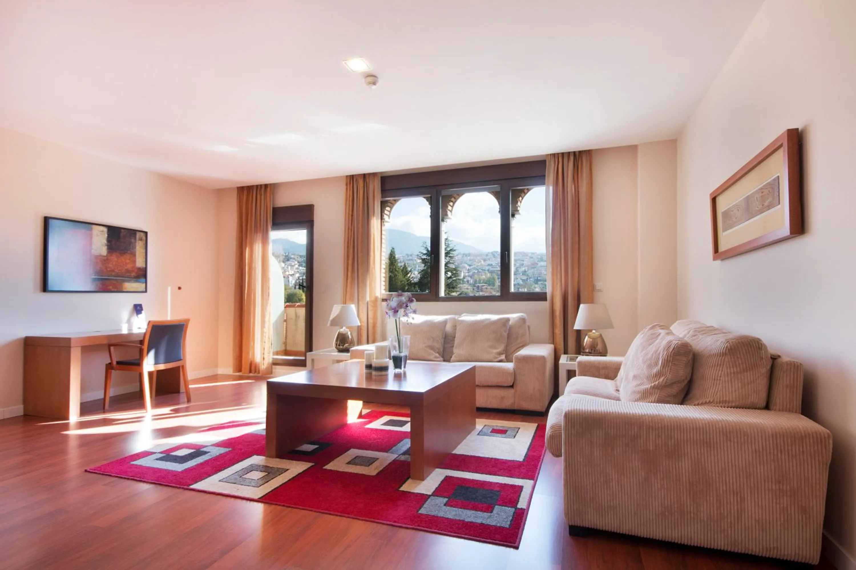 Living room in Hotel Granada Palace