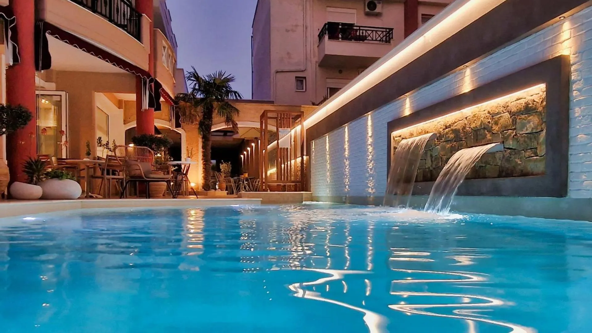 Swimming pool in Hotel Evilion Sea And Sun